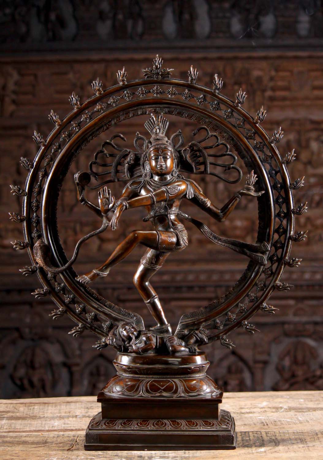 Brass Dancing Shiva Statue