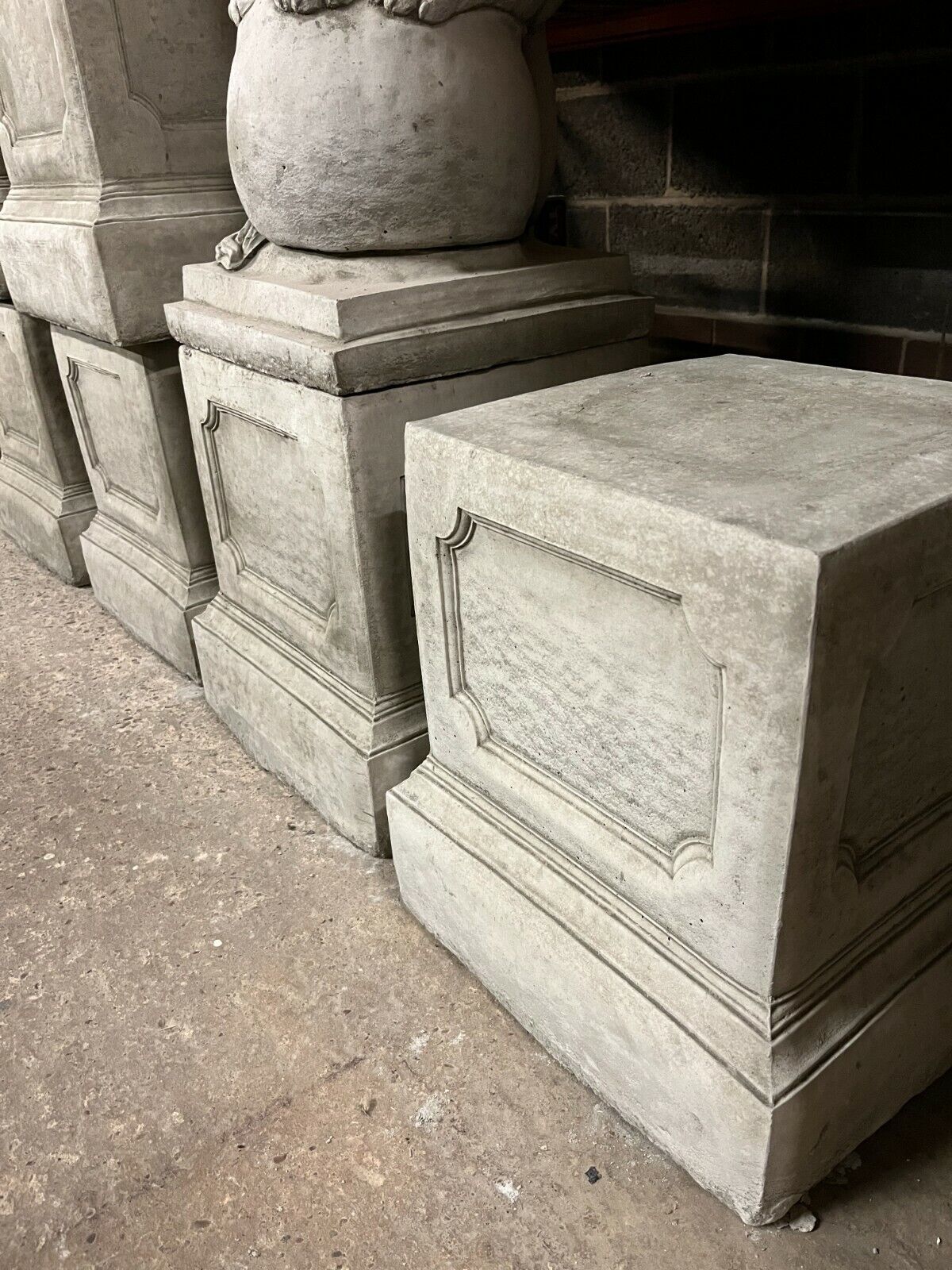 Stone Classical Style Garden Plinths