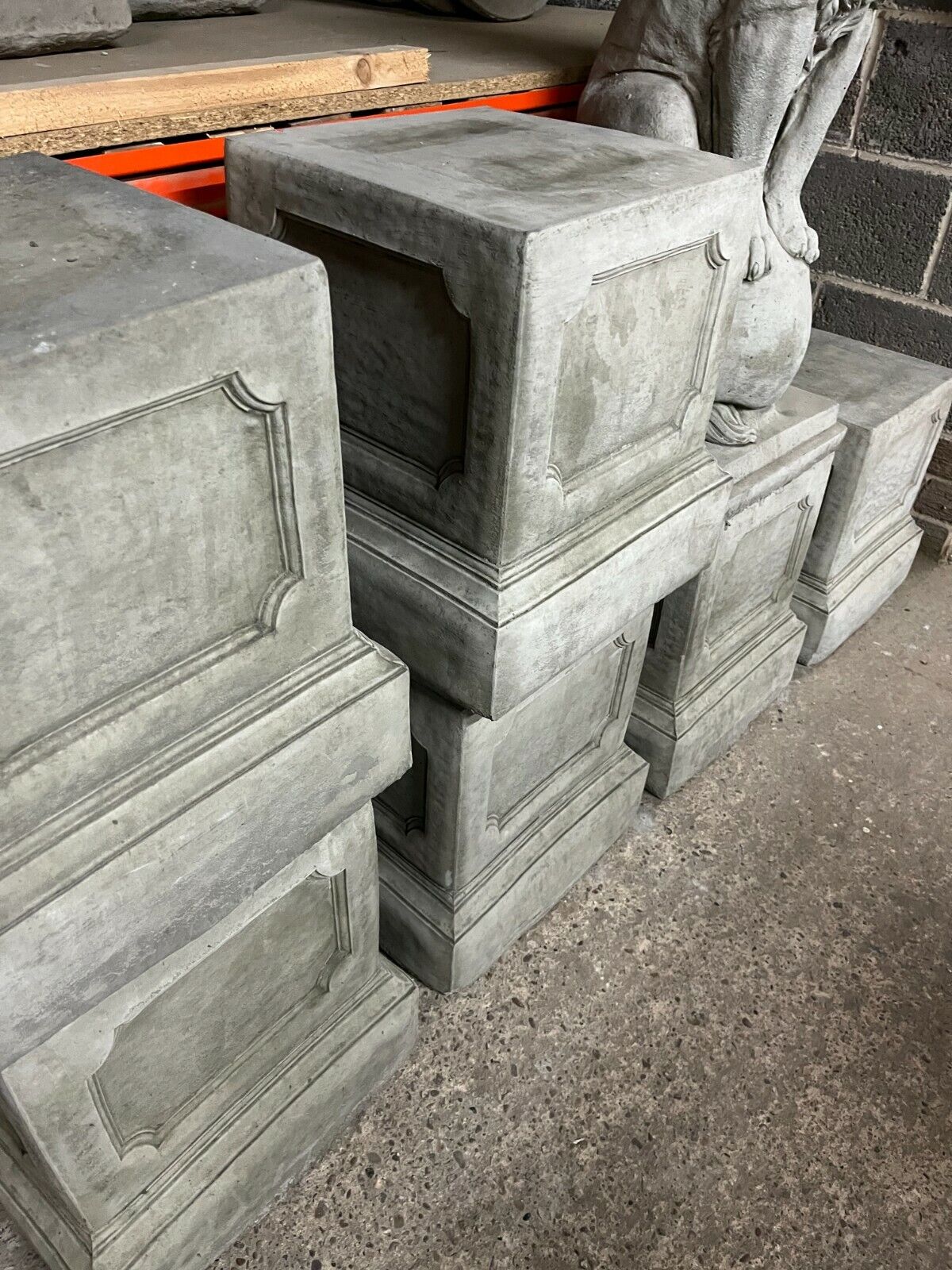 Stone Classical Style Garden Plinths
