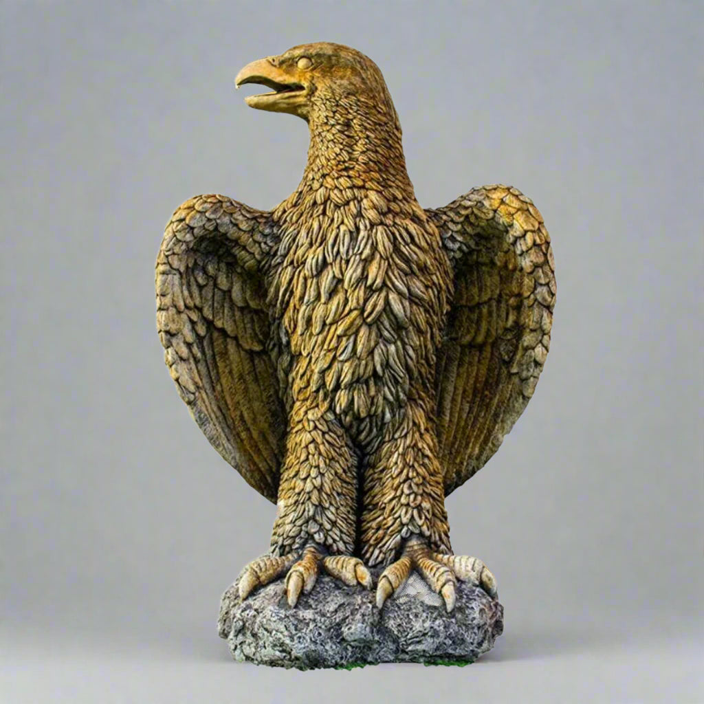 Stone XL Eagle Statue