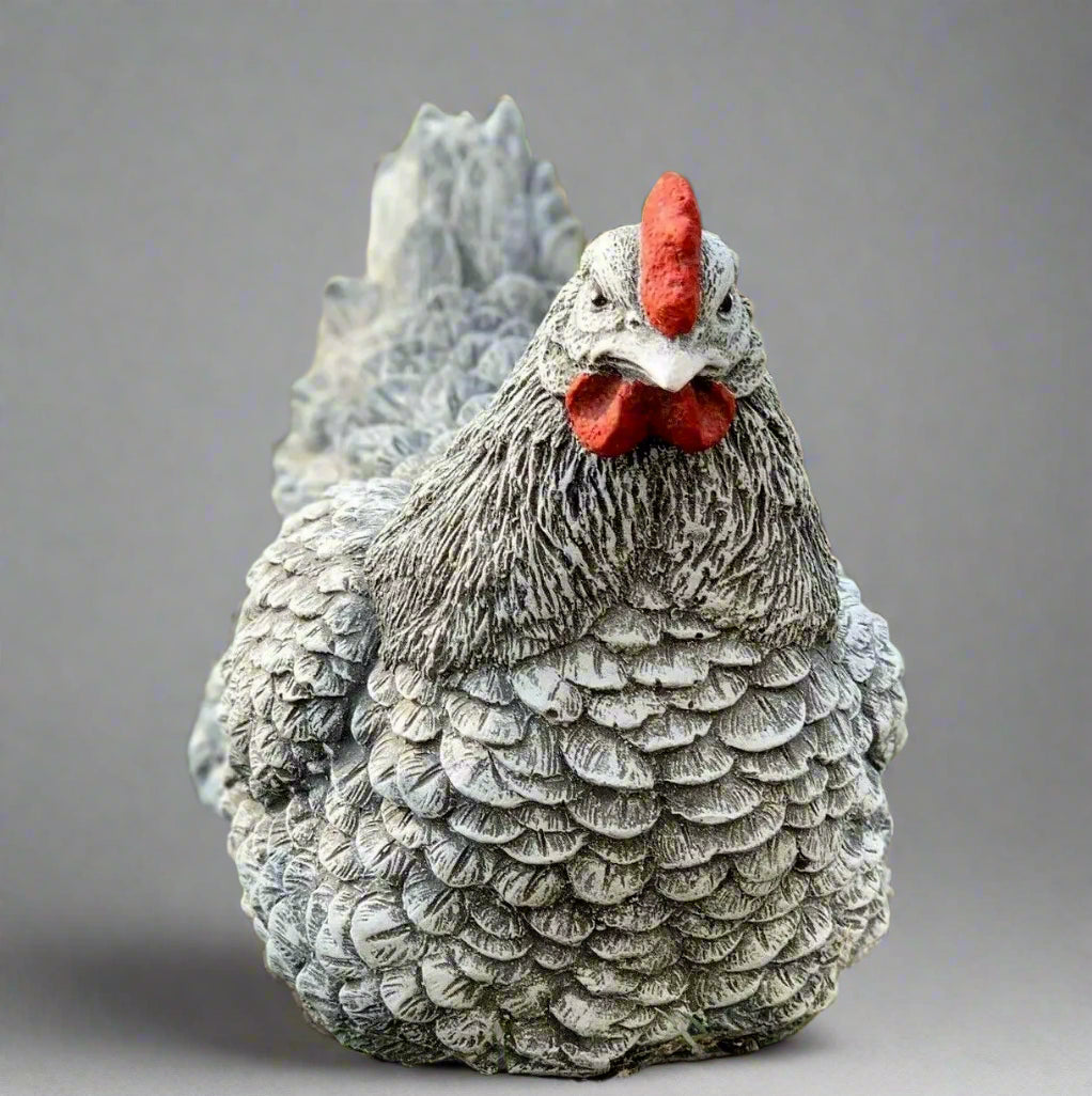 Stone Chicken Statue