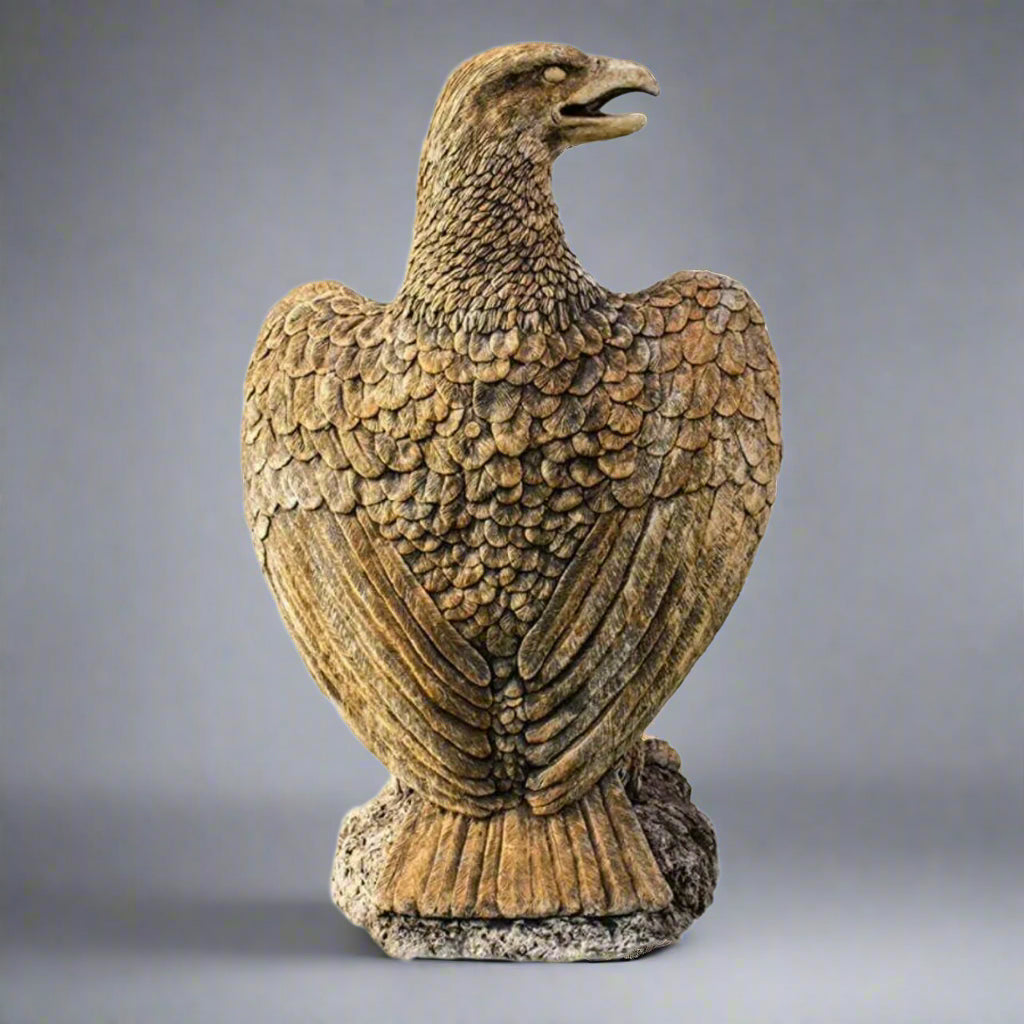 Stone XL Eagle Statue