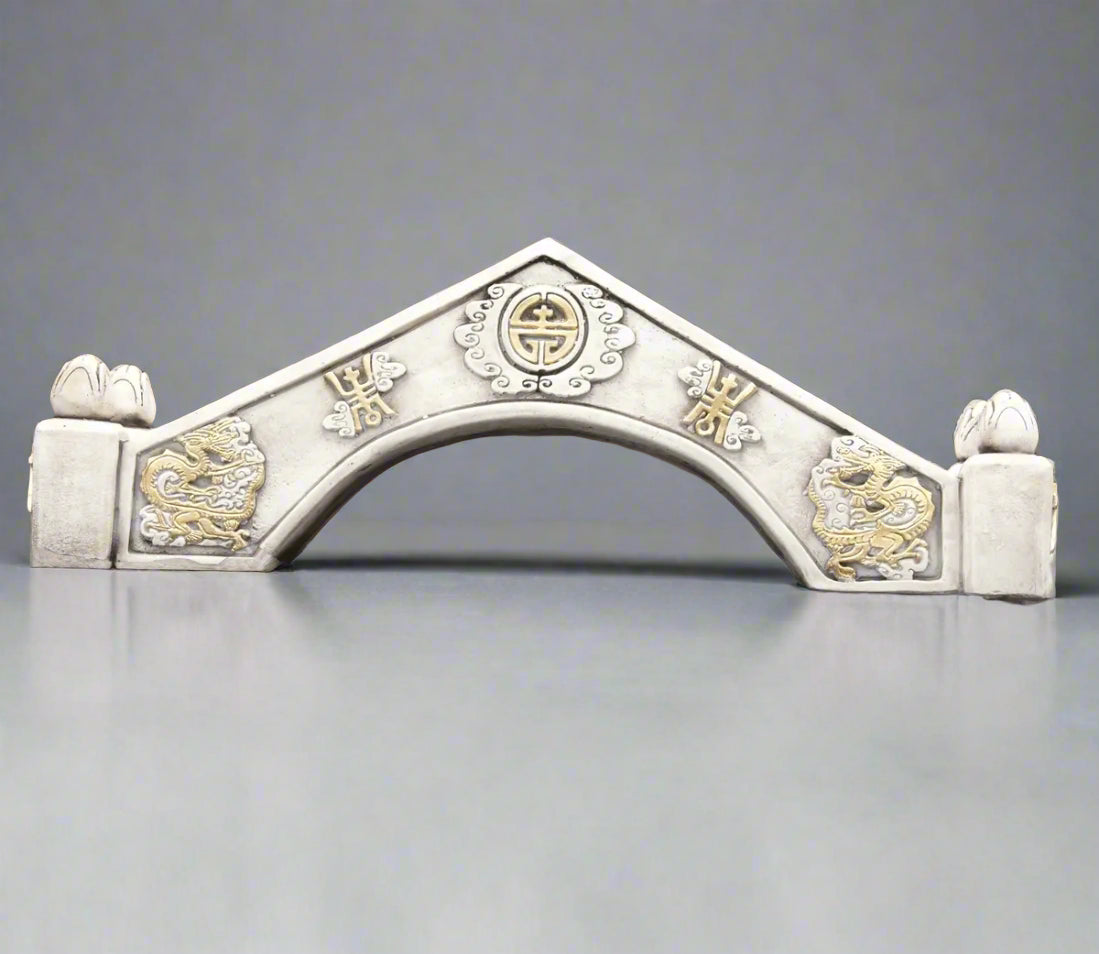 Stone Japanese Design Bridge Ornament