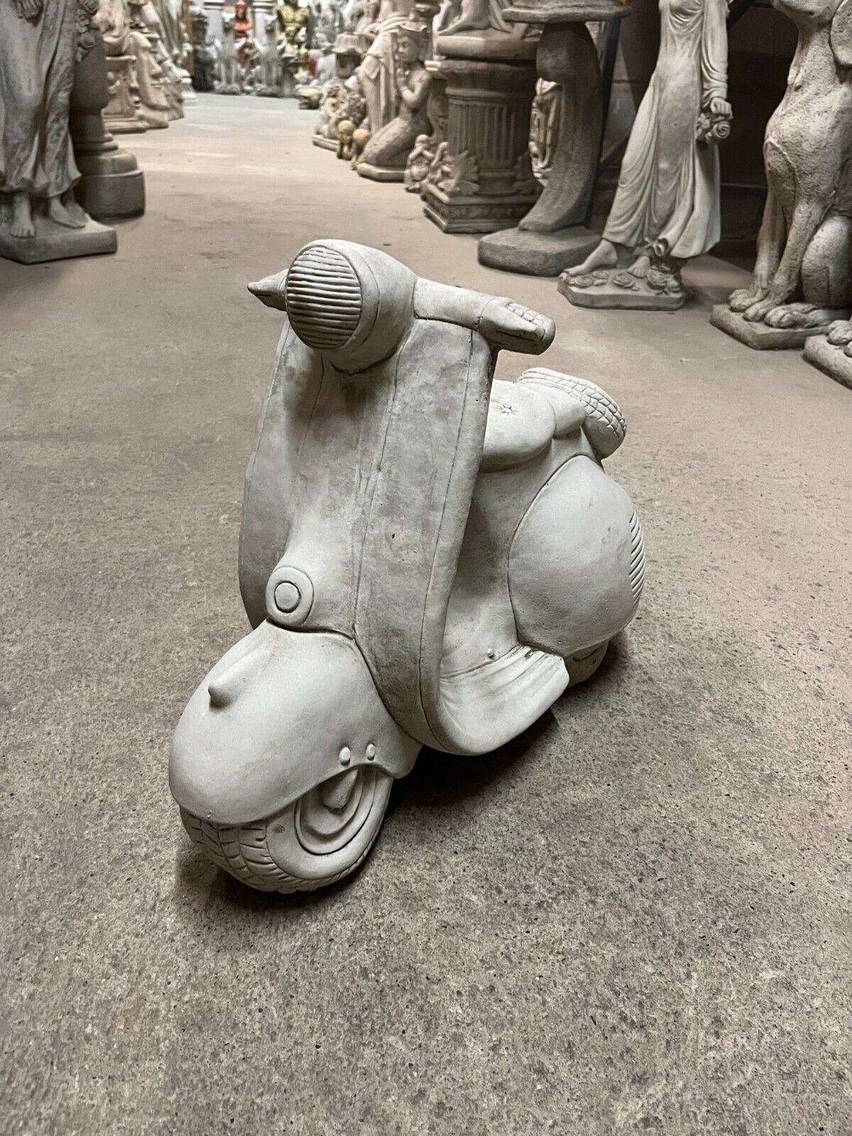 Stone Vesper Motorbike Ornament