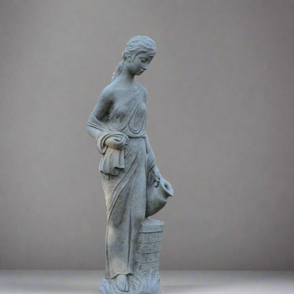 Stone Jug Lady Statue