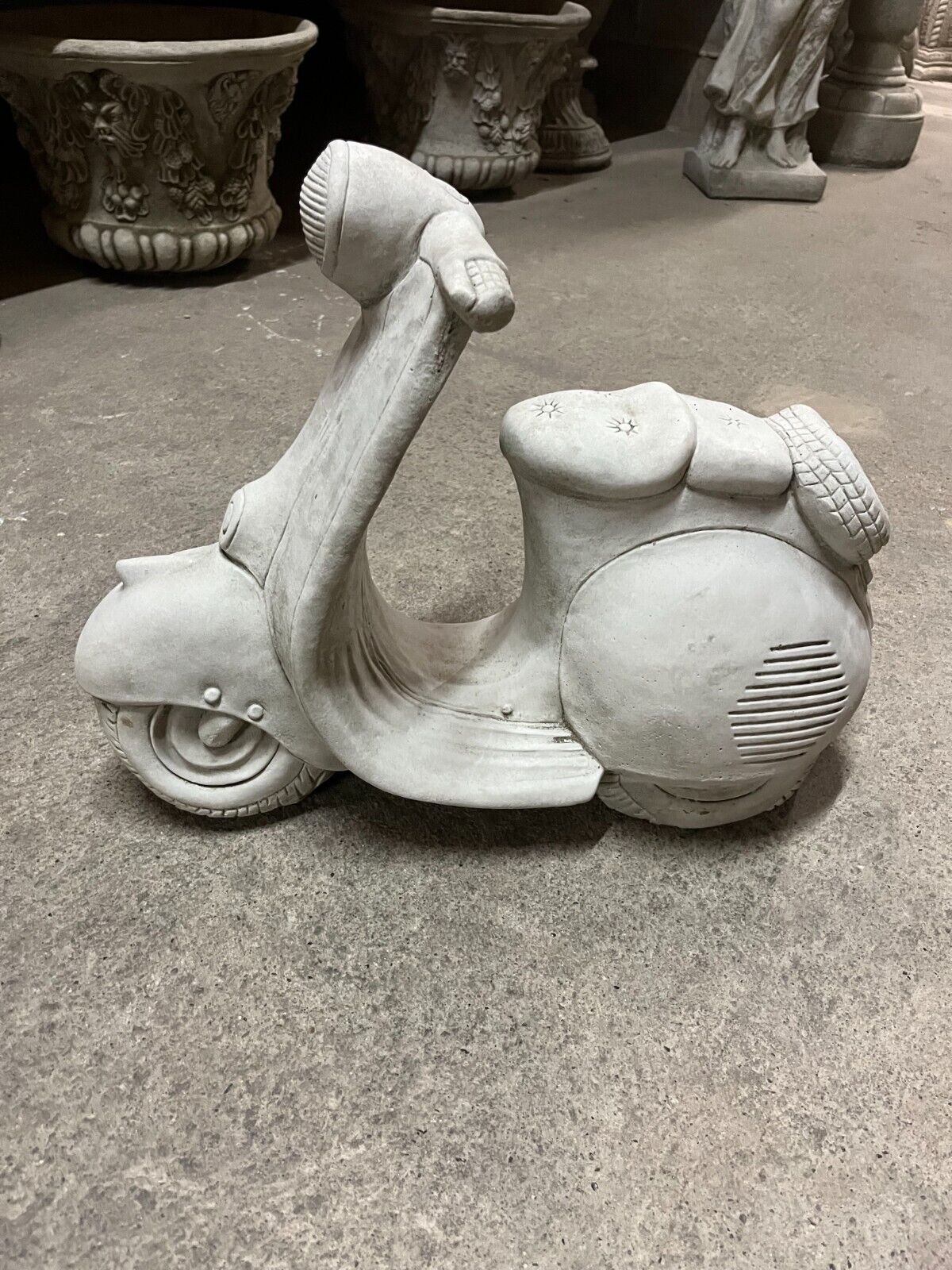 Stone Vesper Motorbike Ornament