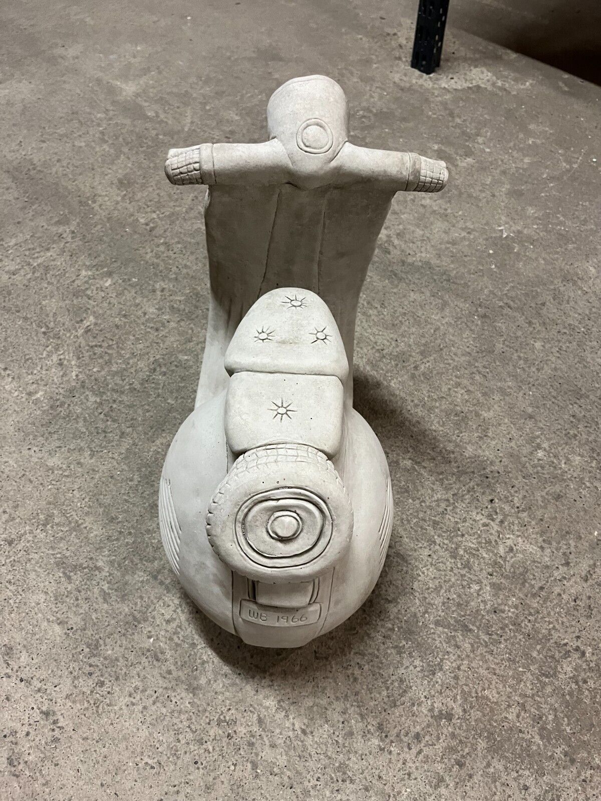 Stone Vesper Motorbike Ornament