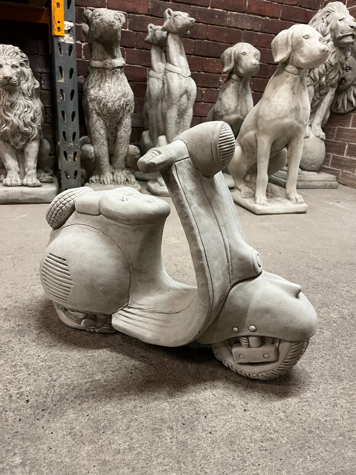 Stone Vesper Motorbike Ornament
