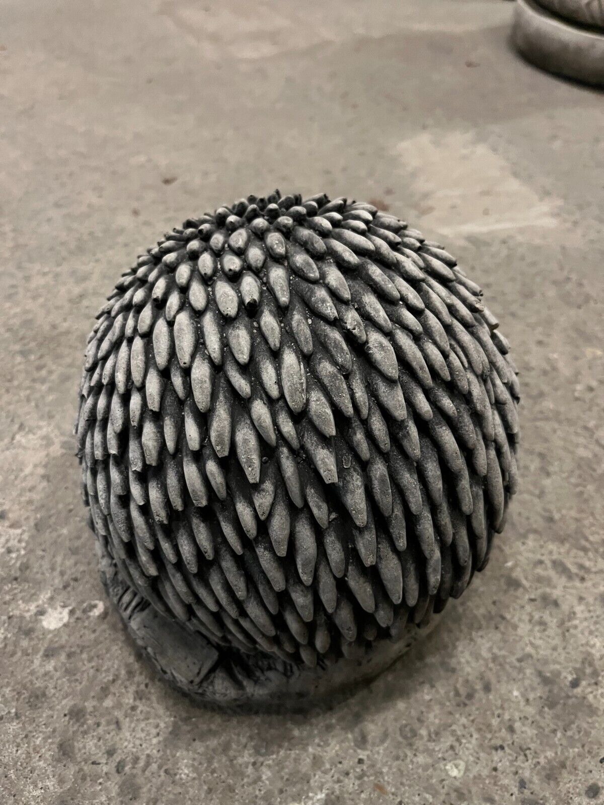 Small Stone Hedgehog Ornament