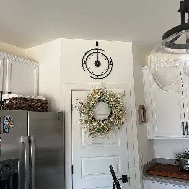 Metal Wall Clock Art