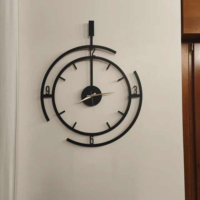 Metal Wall Clock Art
