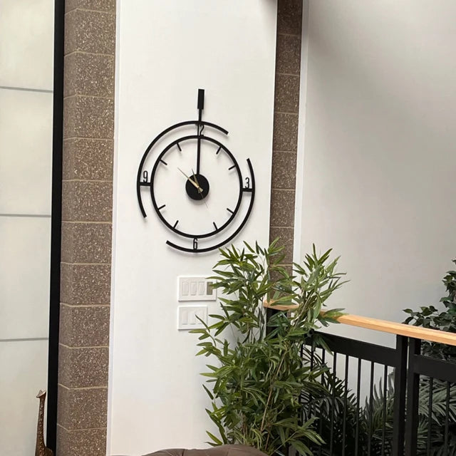 Metal Wall Clock Art