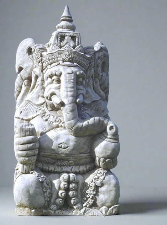 Large Stone Ganesh Statue