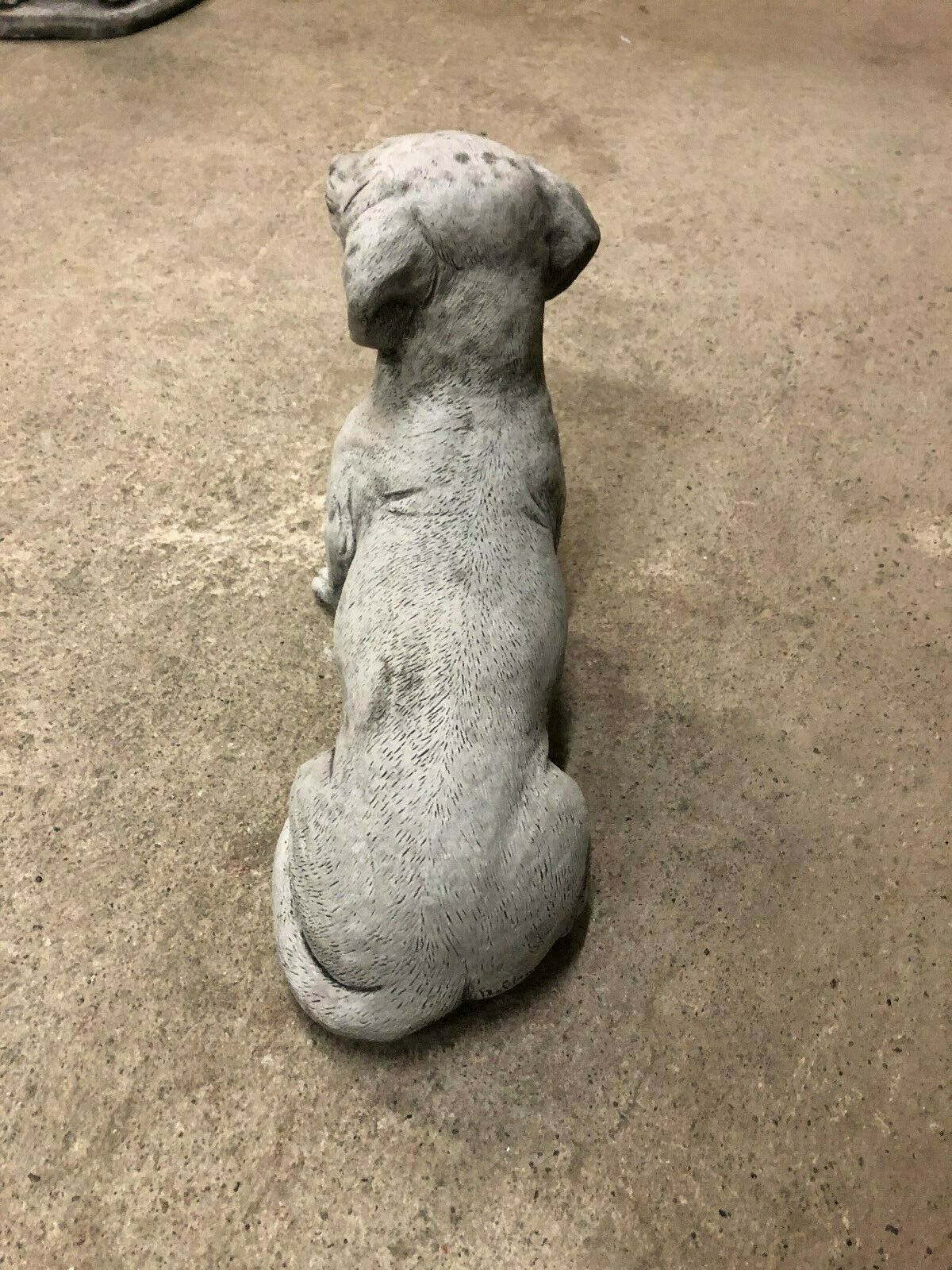 Stone Sausage Dog Ornament