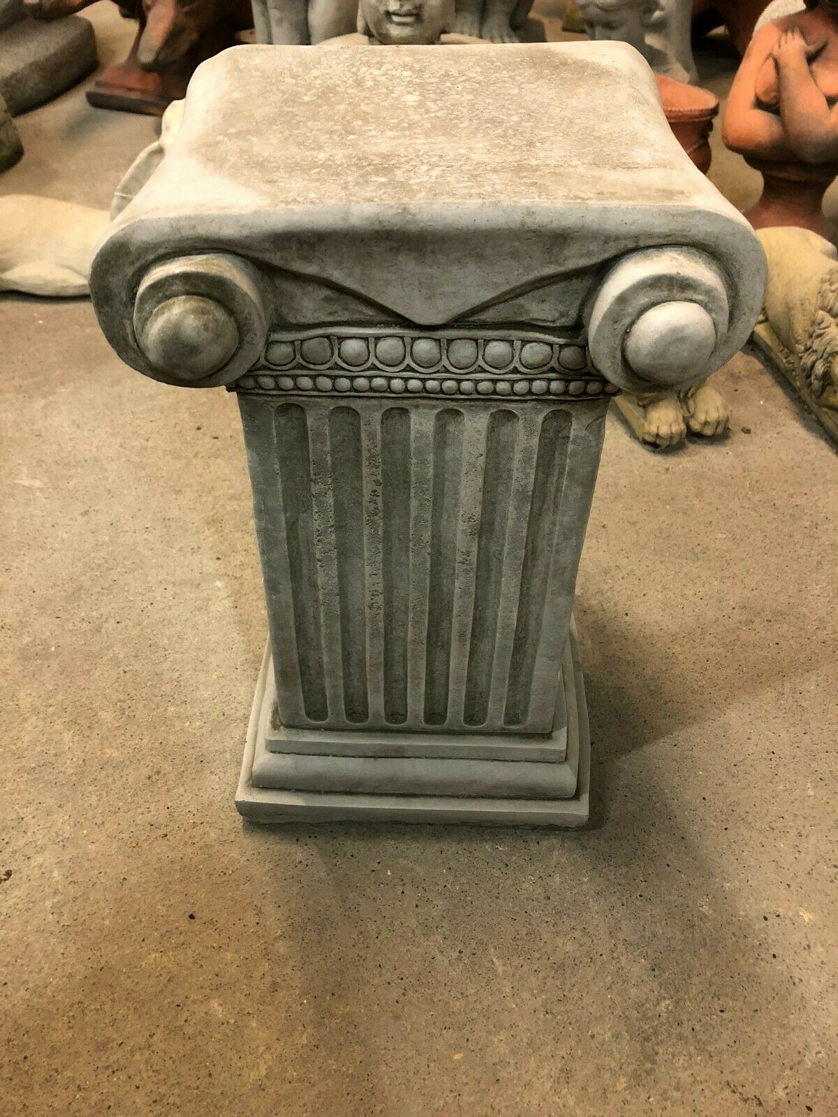 Antique Roman Stone Garden Plinth - Ideal for Statues
