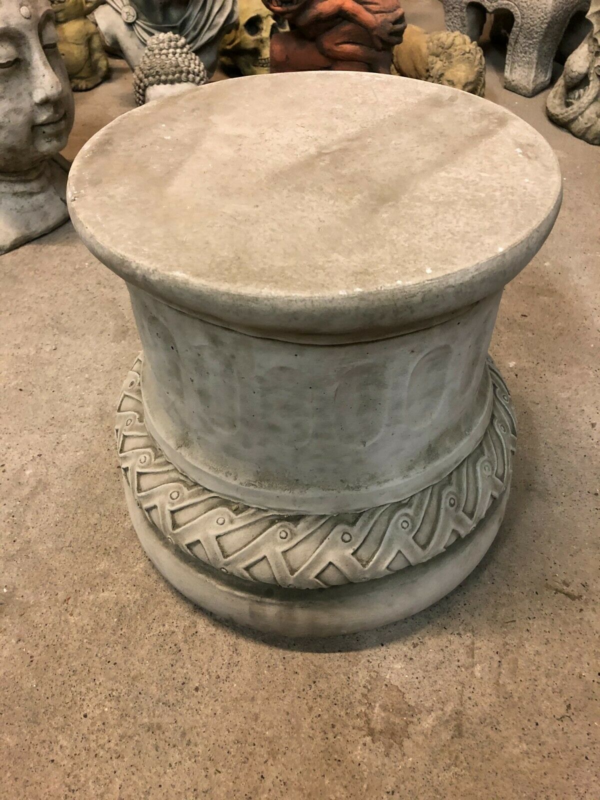 Solid Stone Garden Plinth for Lasting Decor