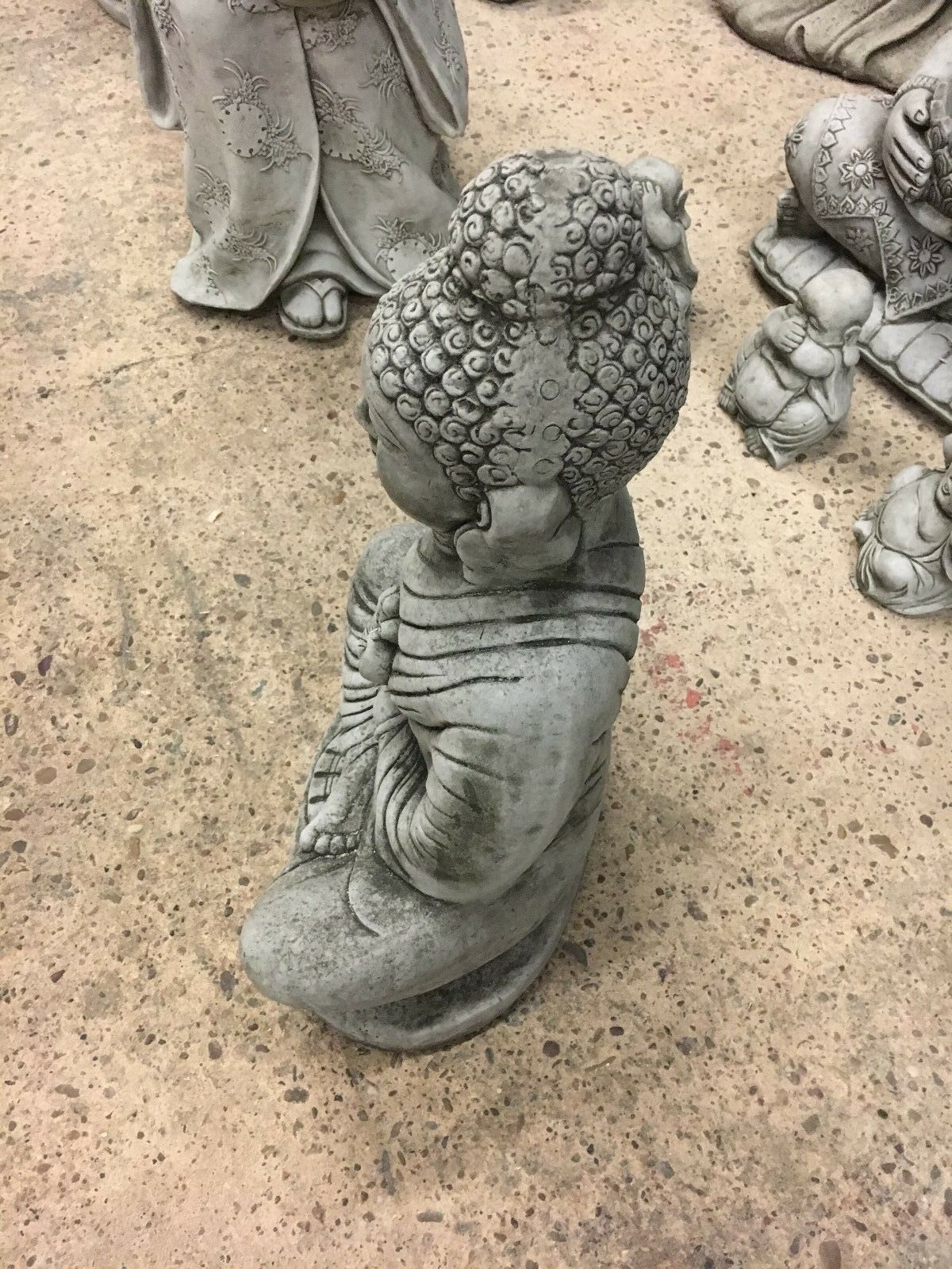 Stone Jnana Mudra Buddha Statue