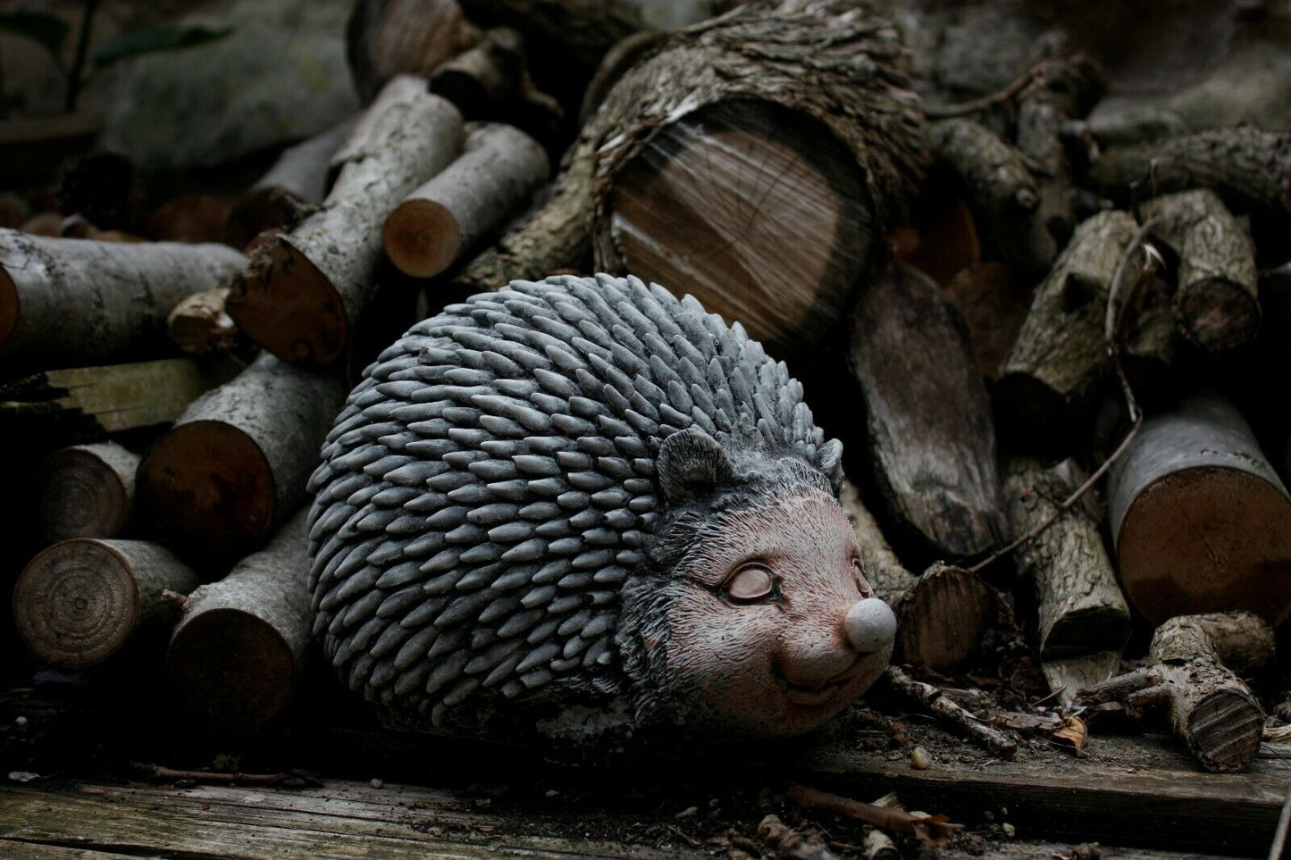 Stone Hedgehog Ornament