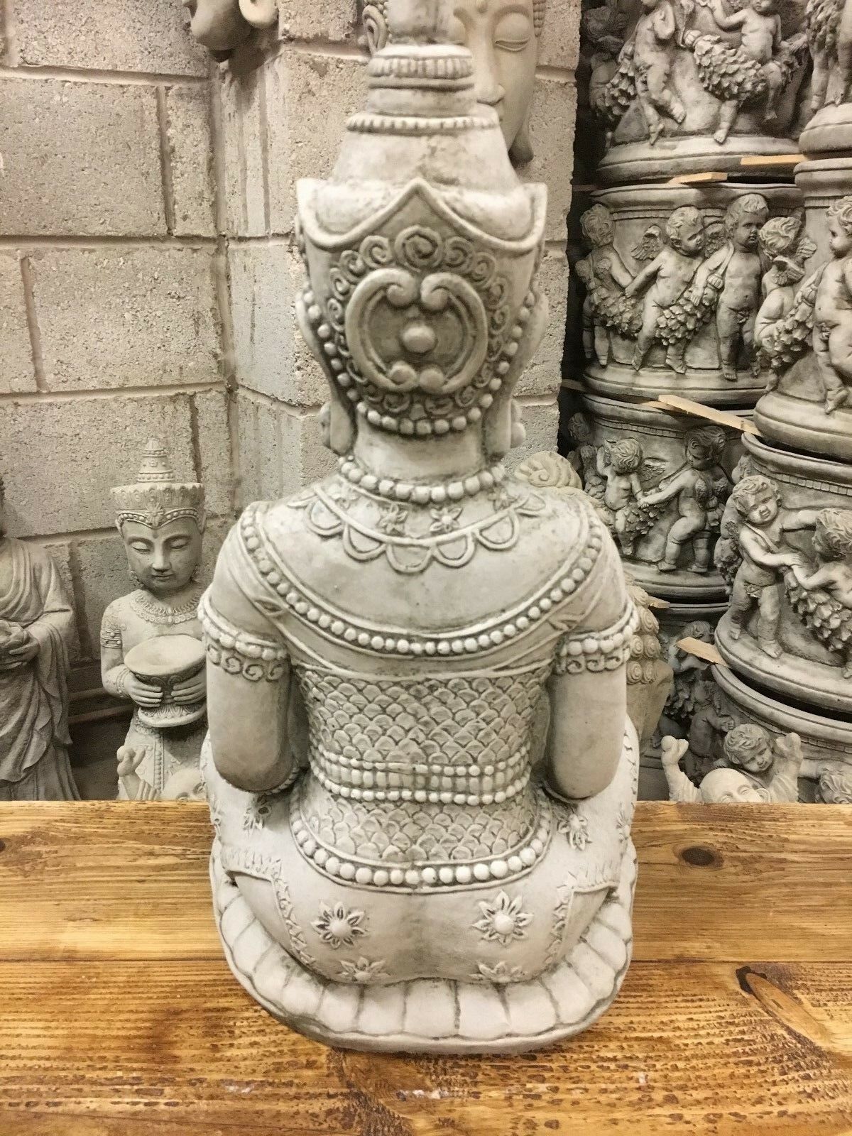 Peaceful Stone Buddha Statue for Garden Decor