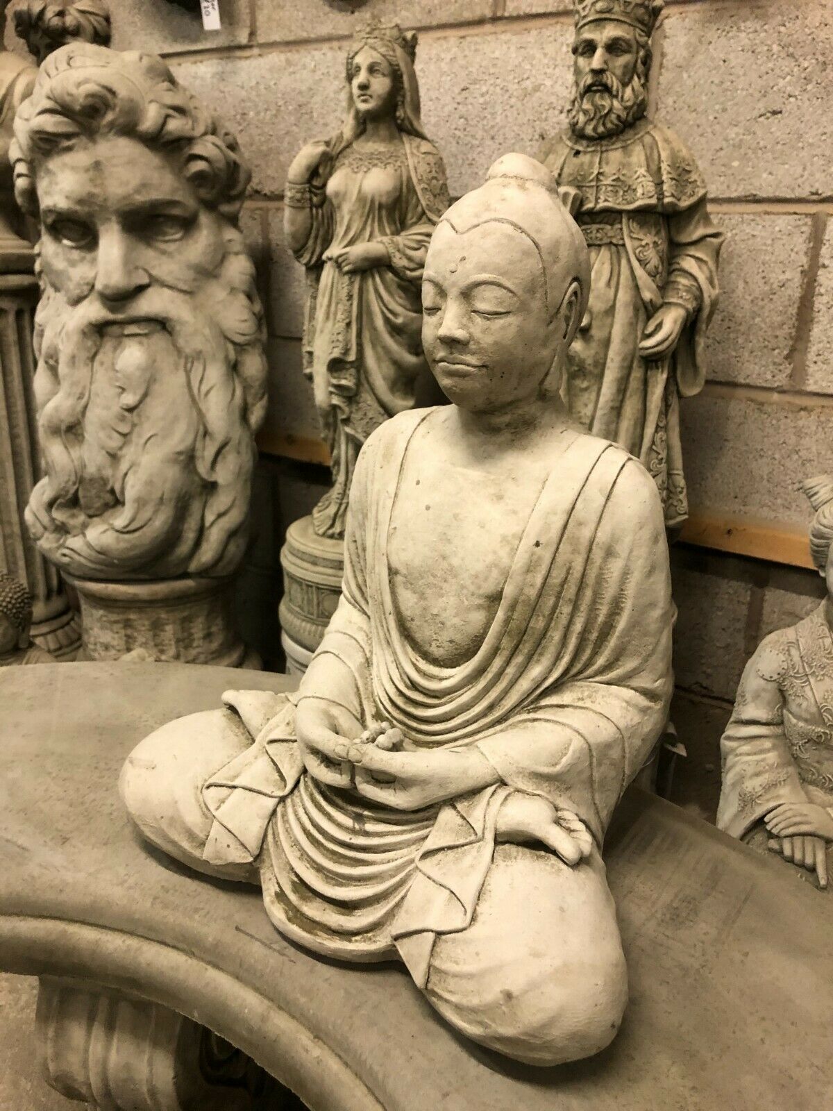 Meditation Buddha Garden Statue for Calm Reflection