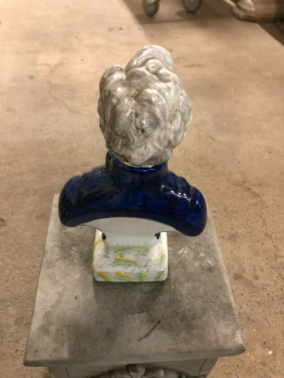 Ceramic President Abraham Lincoln Bust Ornament