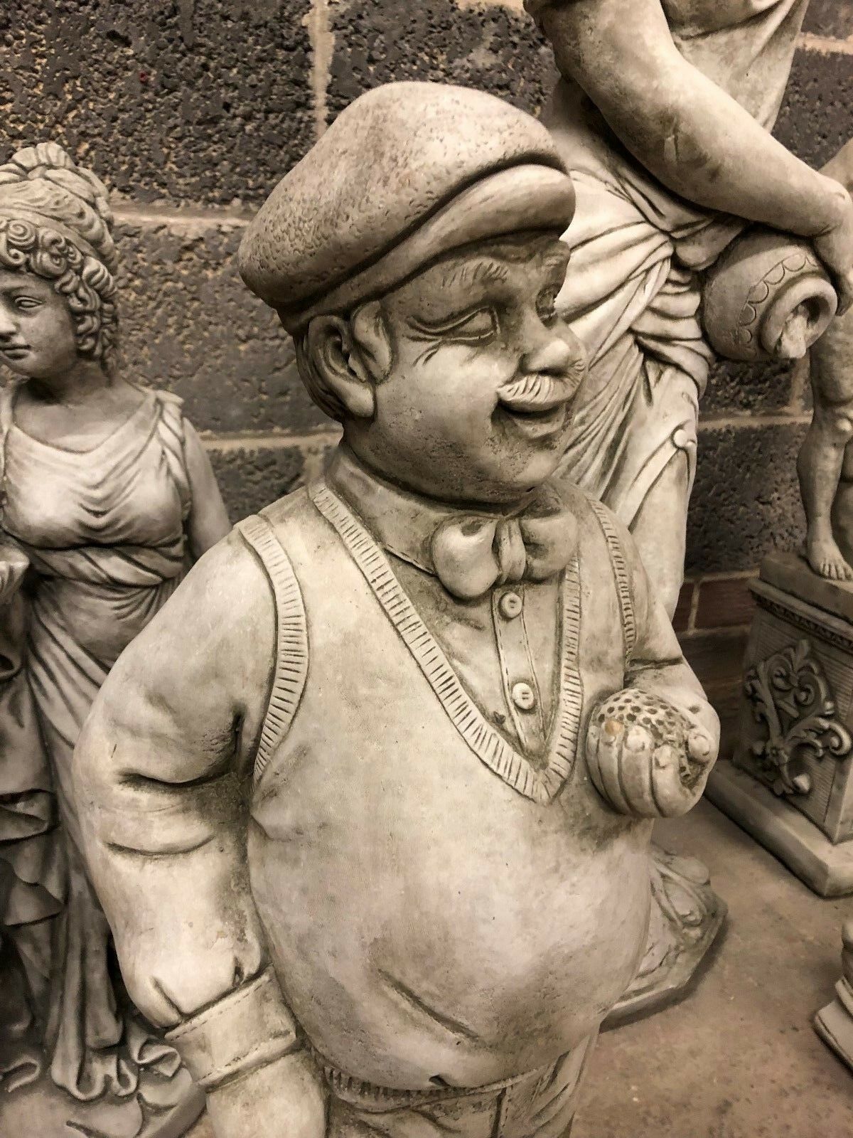 Stone Golfer Statue