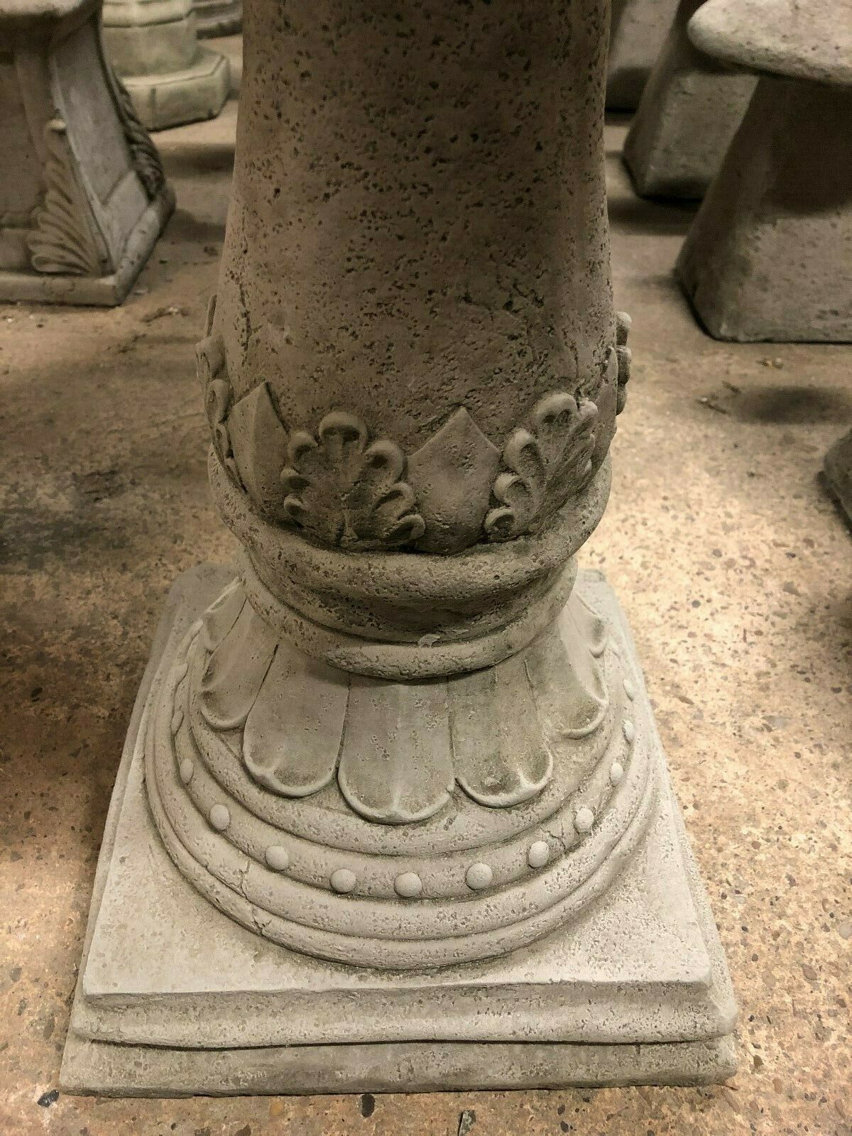 Classic Stone Garden Bird Bath with Antique Finish