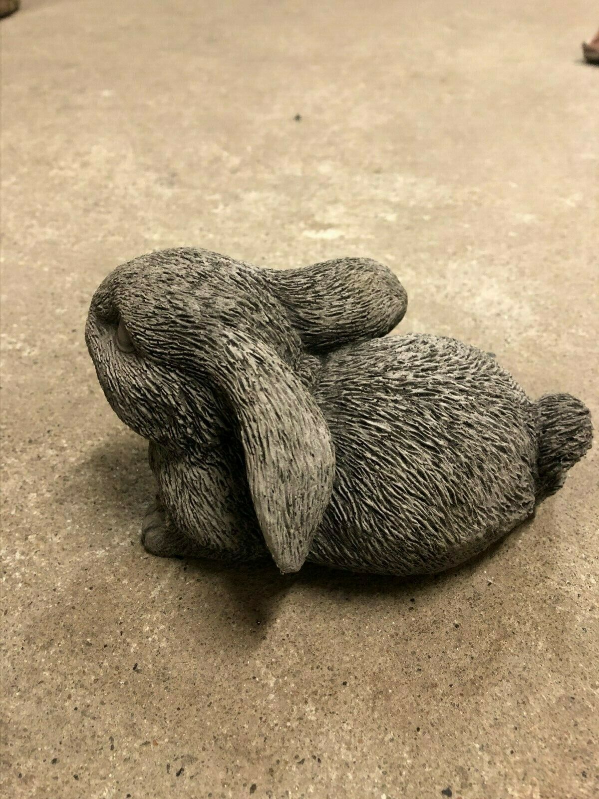 Small Stone Bunny Rabbit Ornament