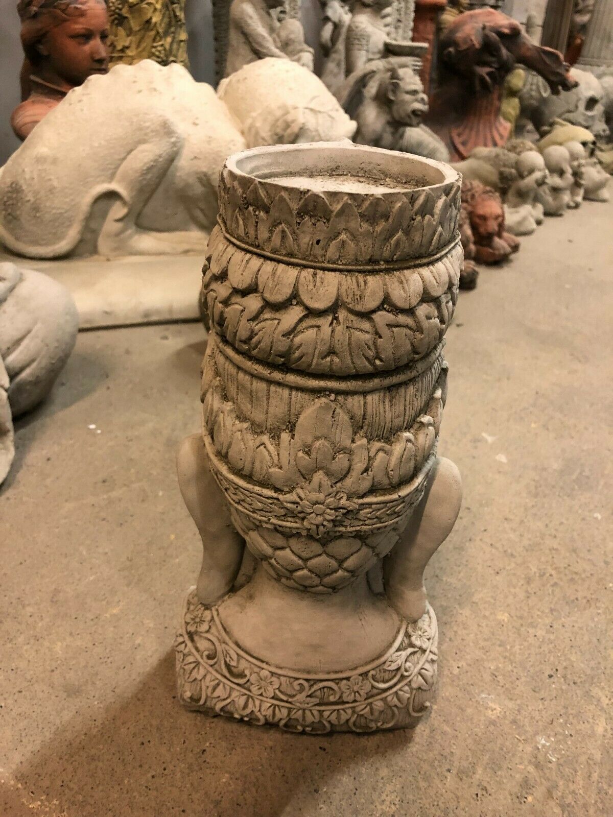Stone Buddha's Head Ornament
