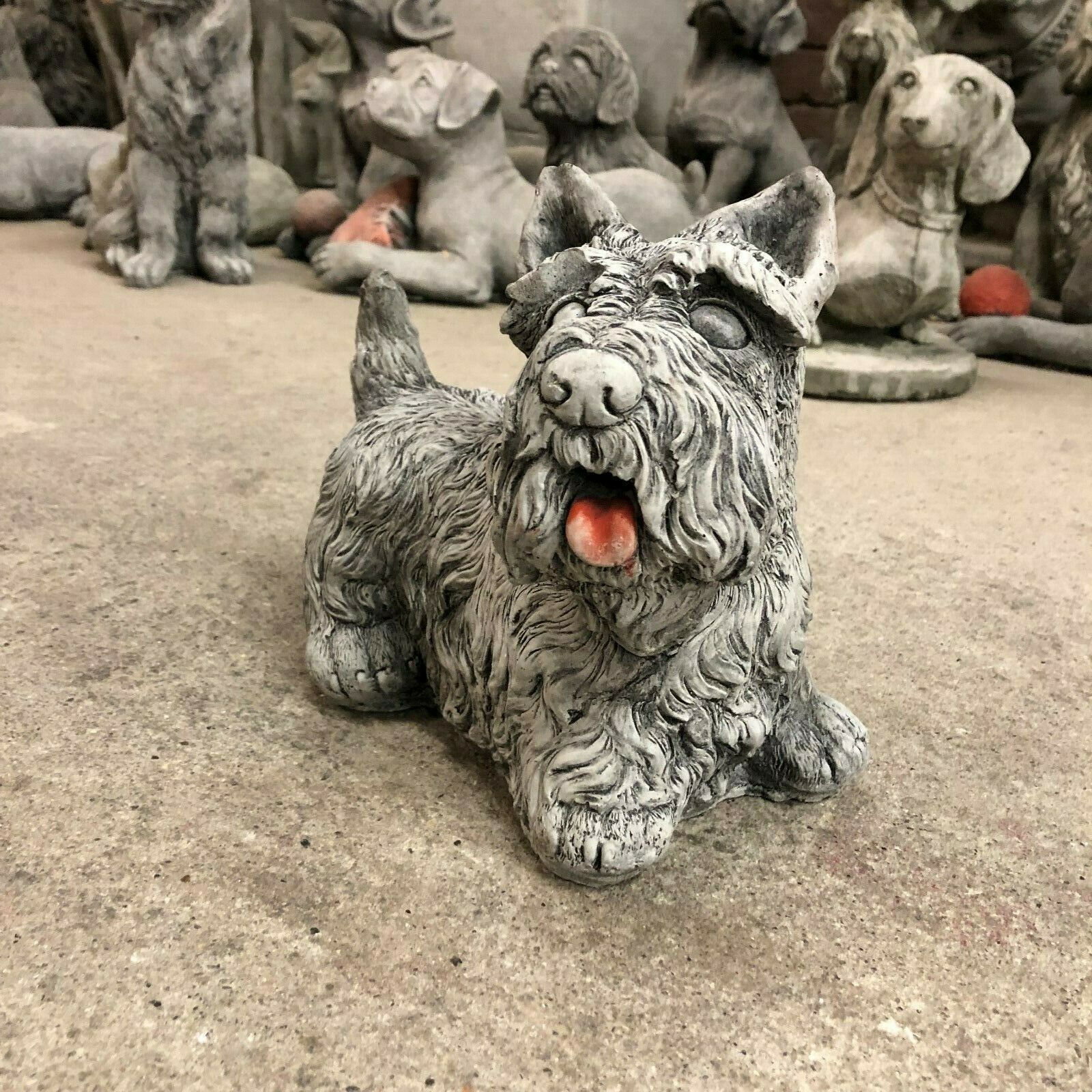 Stone Scottish Terrier Dog Ornament