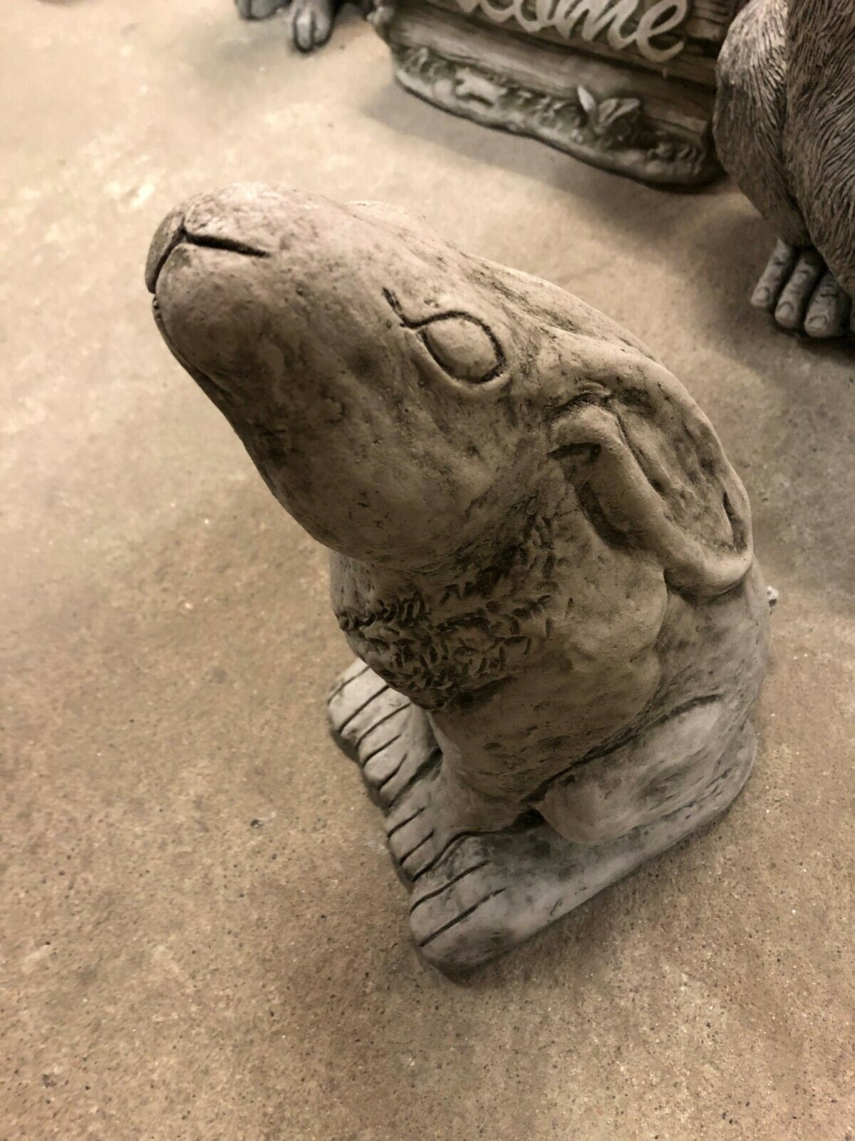 Stone Moongazing Hare Ornament