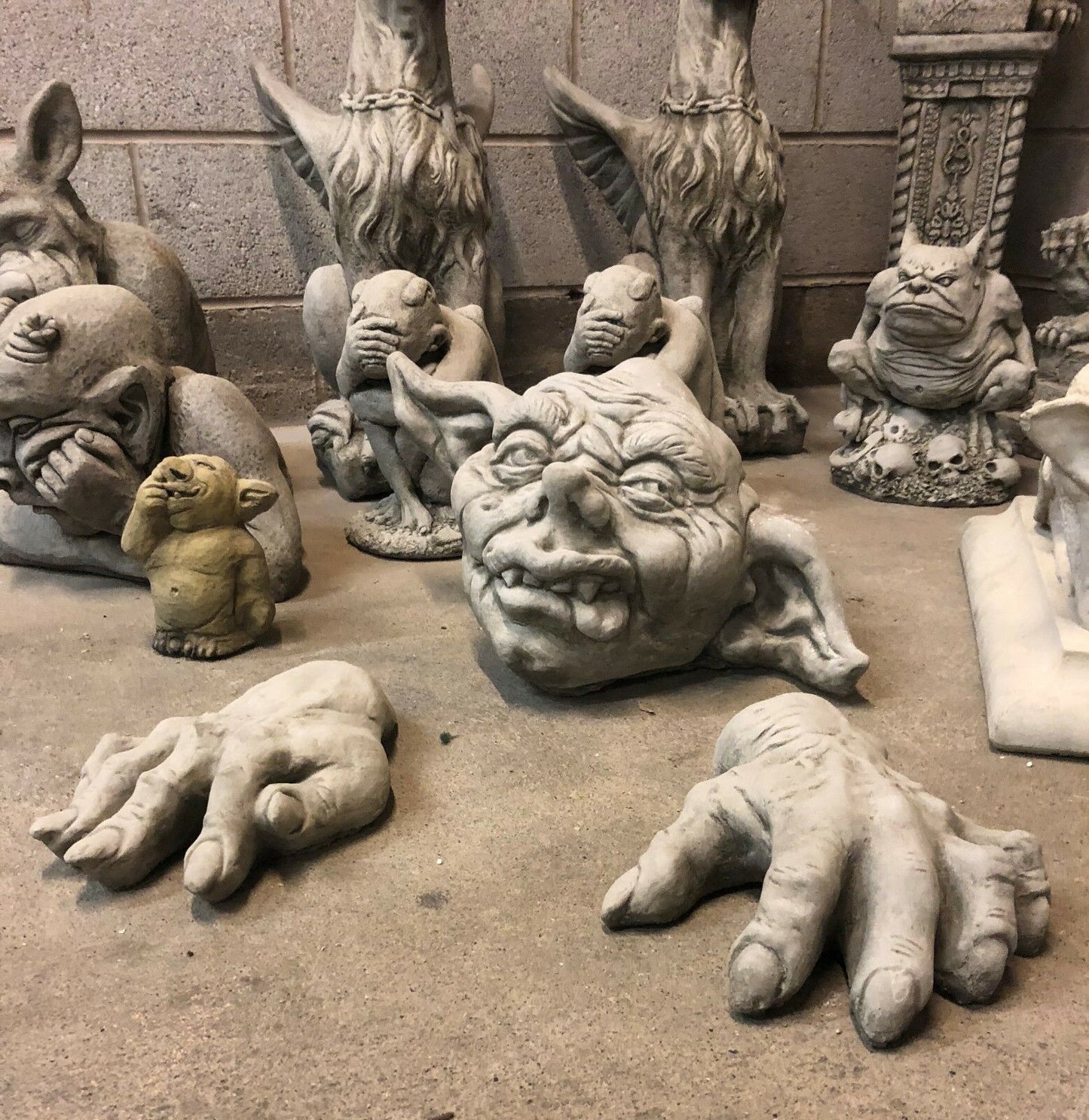 Stone Gargoyle Zombie Ornament