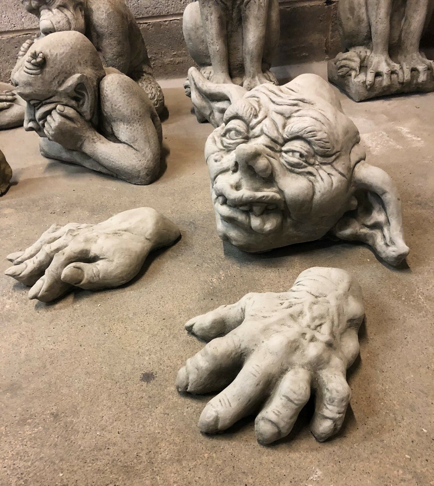Stone Gargoyle Zombie Ornament