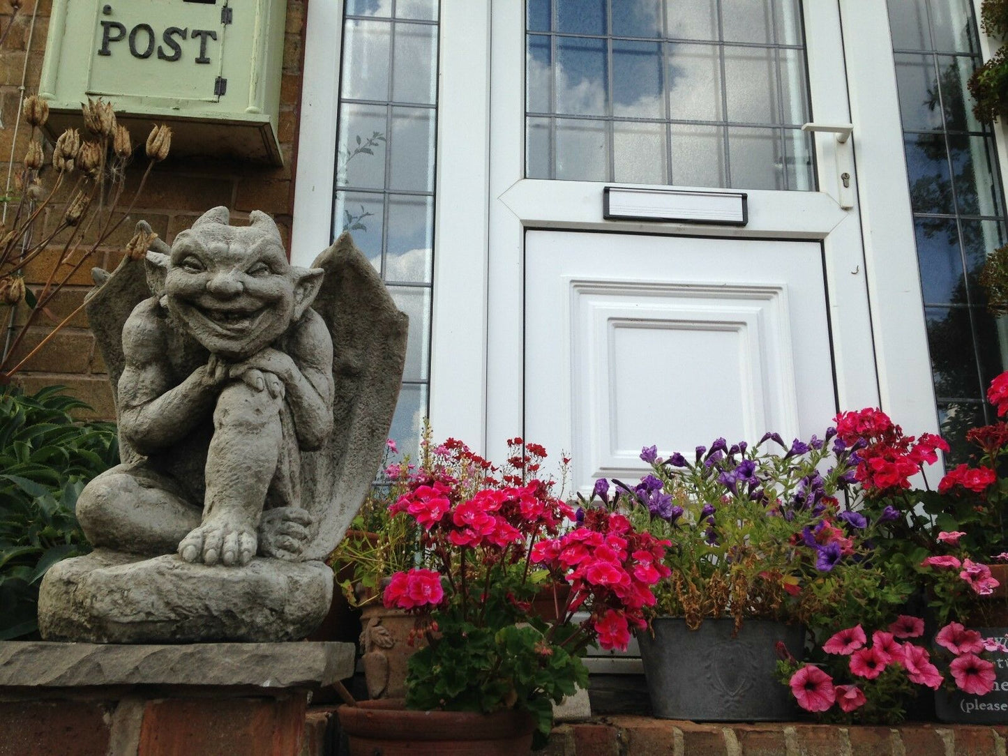 Winged Gargoyle Outdoor Ornament for Garden