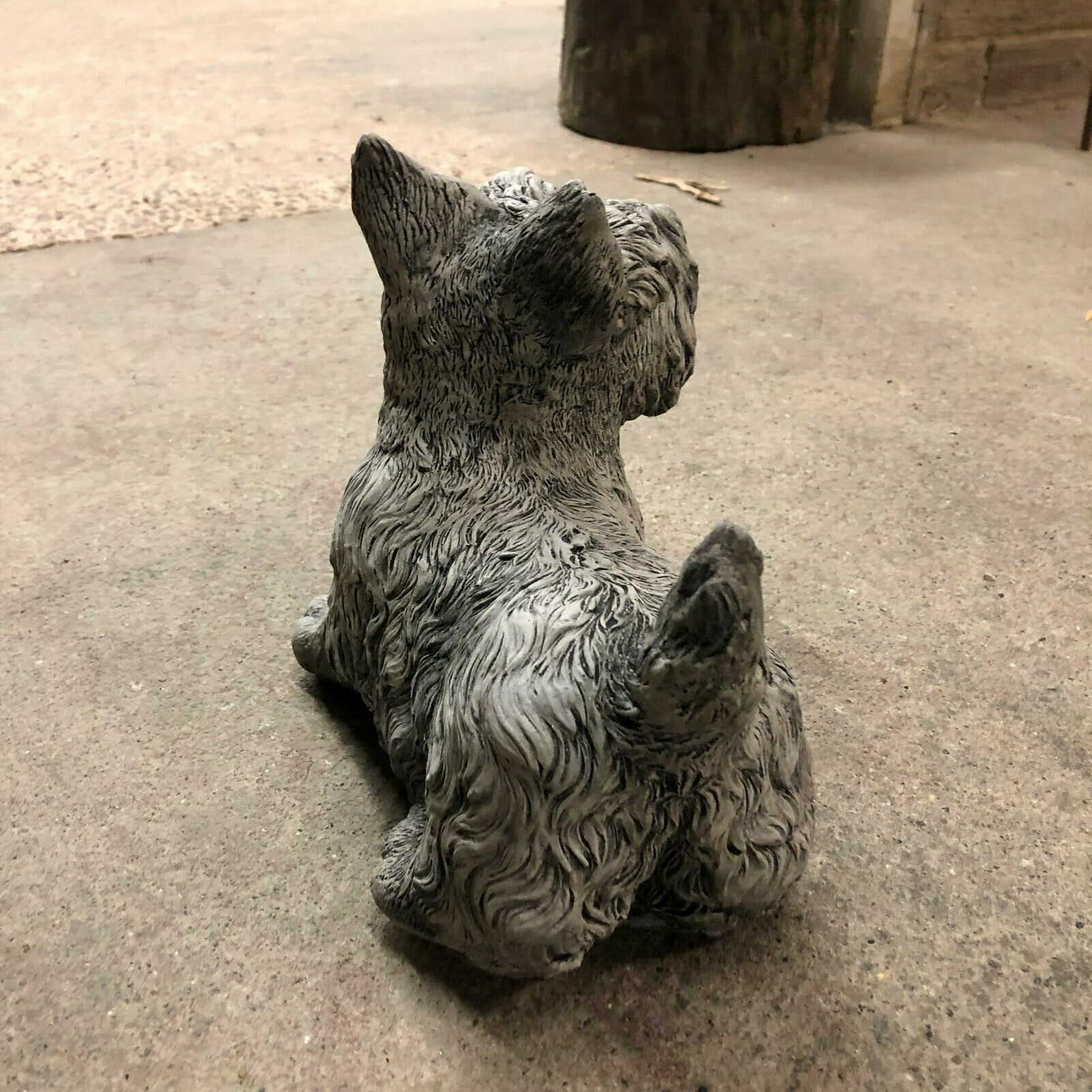Stone Scottish Terrier Dog Ornament