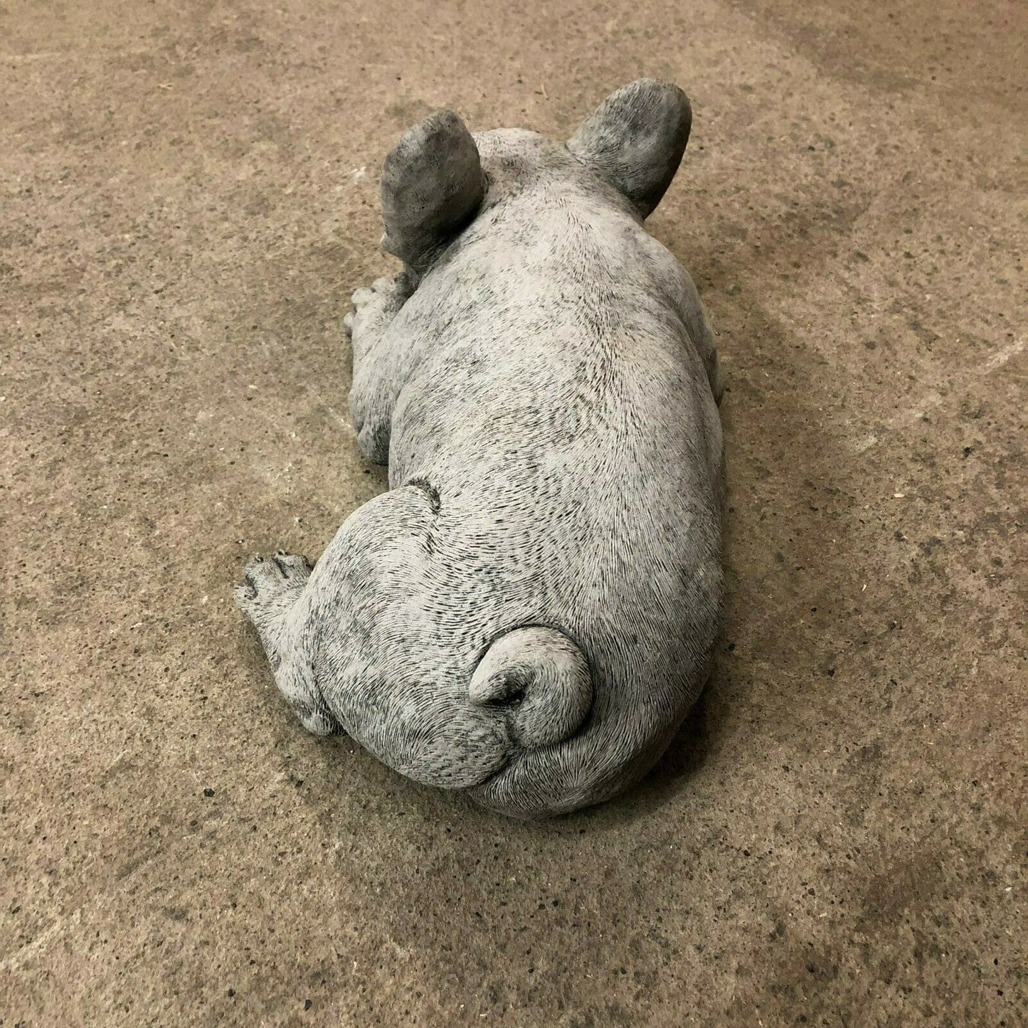 Stone Sleeping French Bulldog Ornament