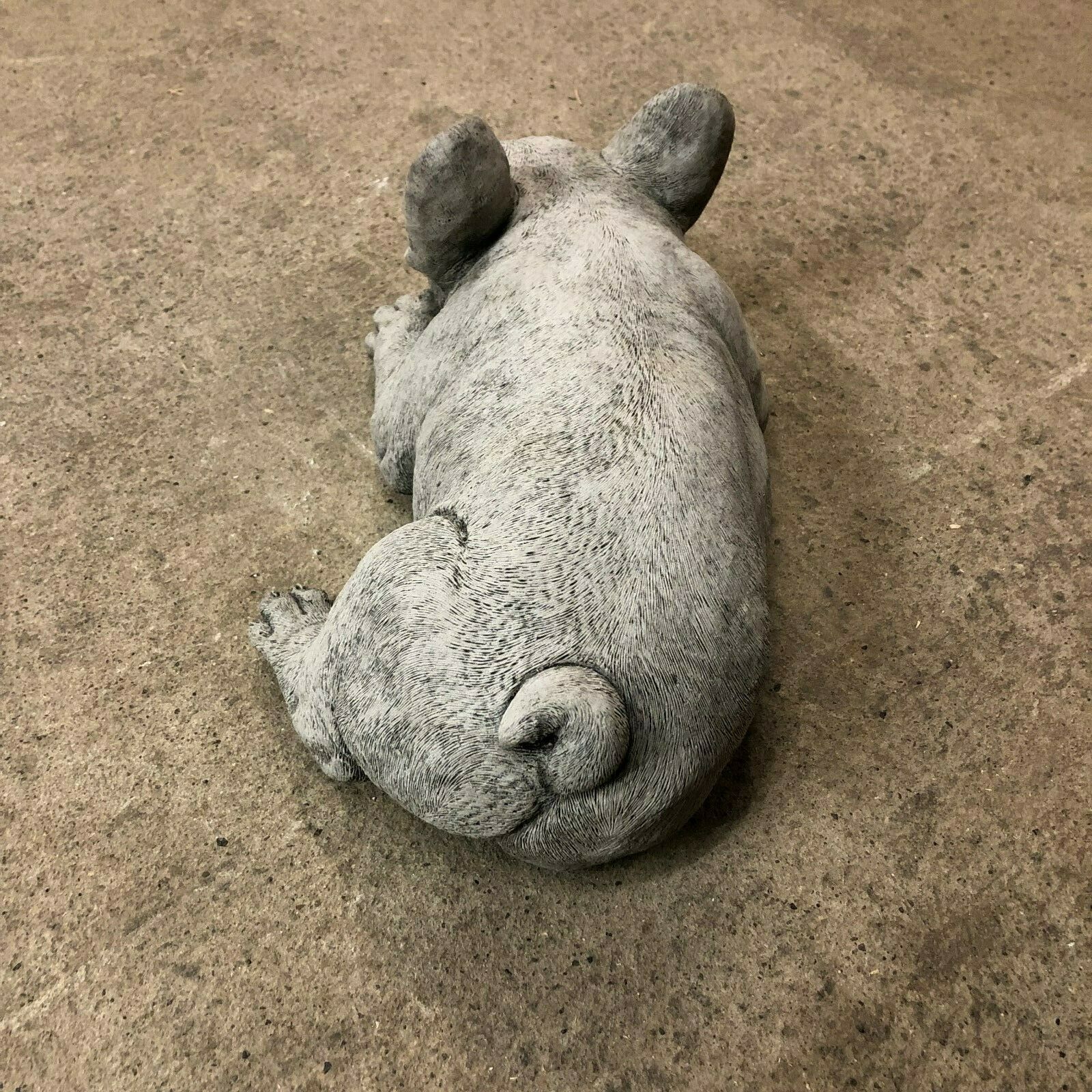 Stone Sleeping French Bulldog Ornament
