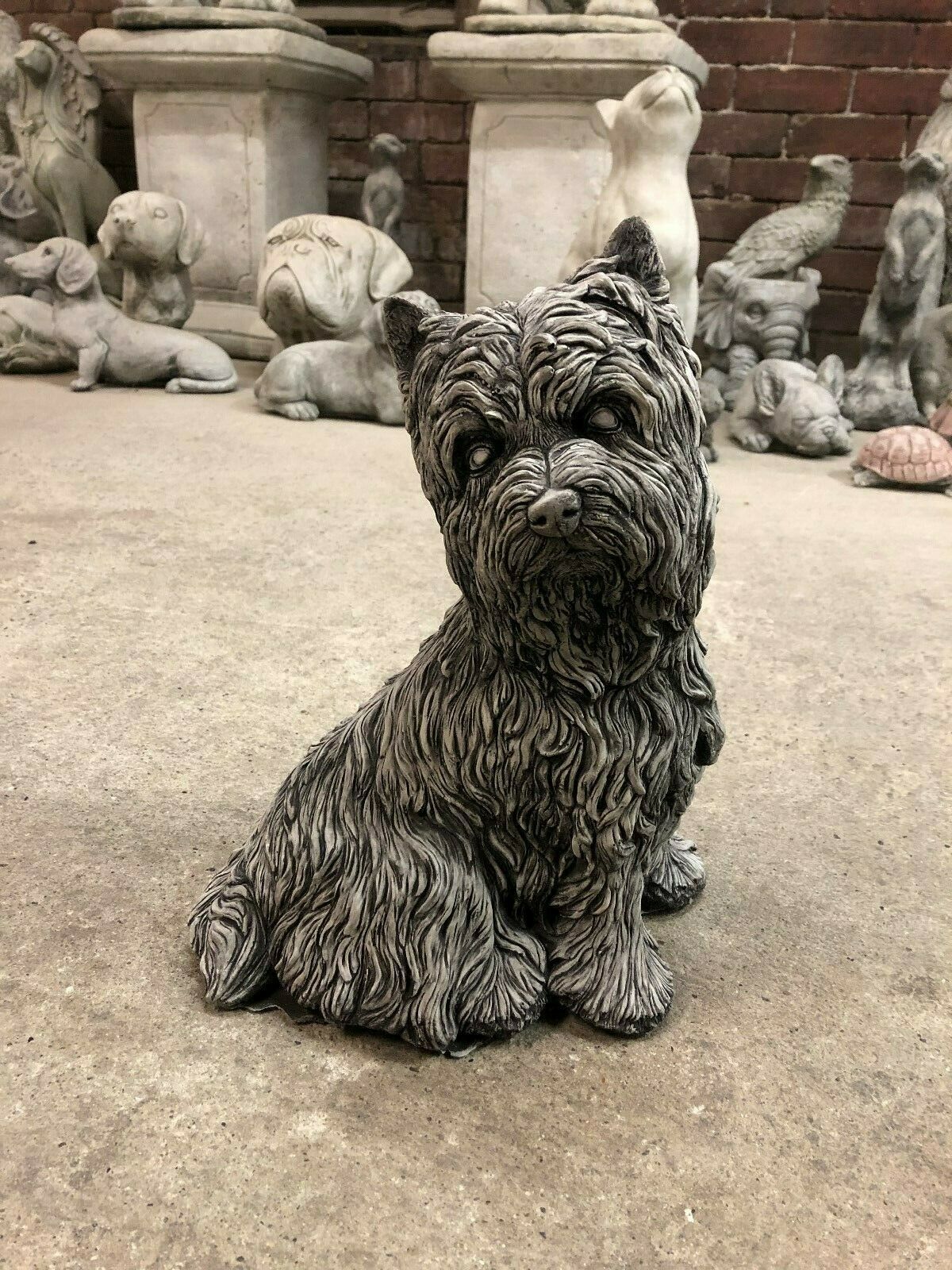 Stone Westie Dog Ornament
