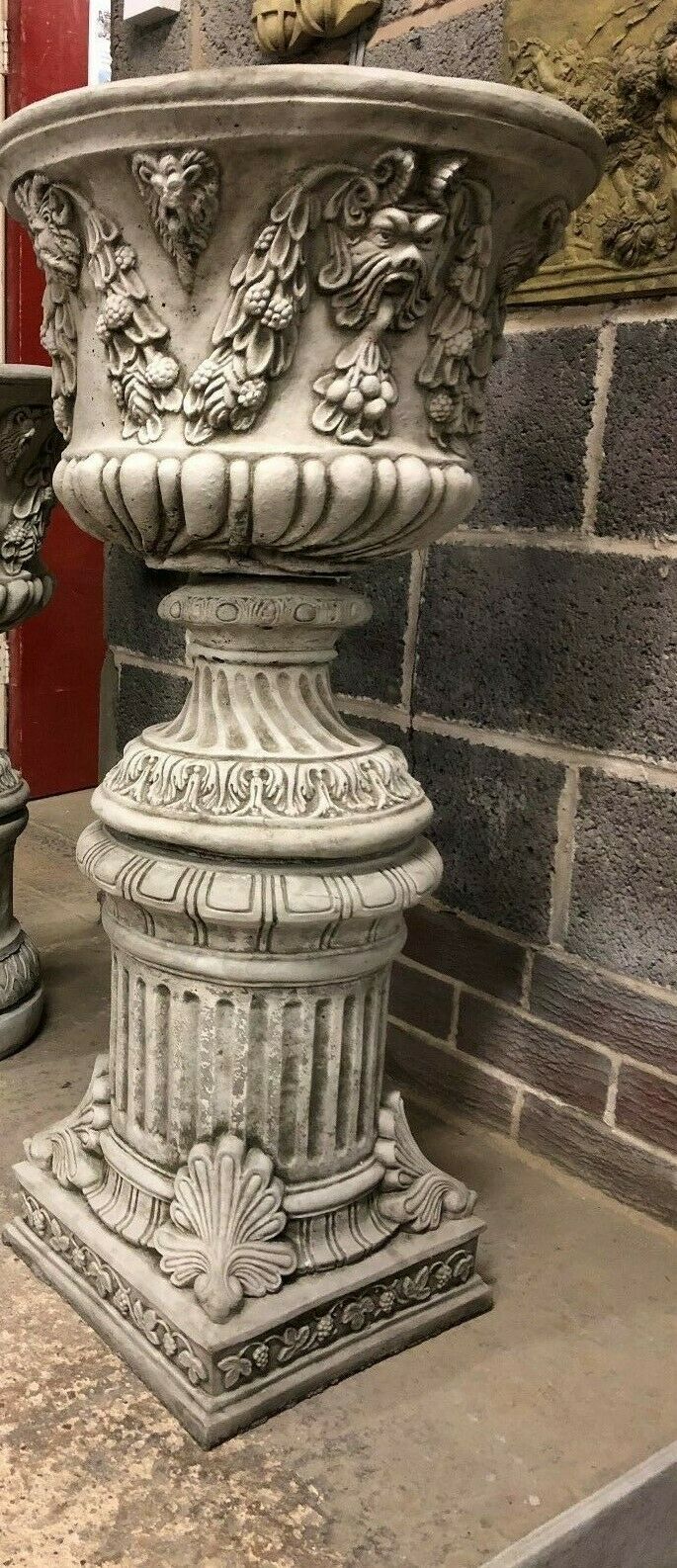 Bacchus Design Stone Garden Urn Planters