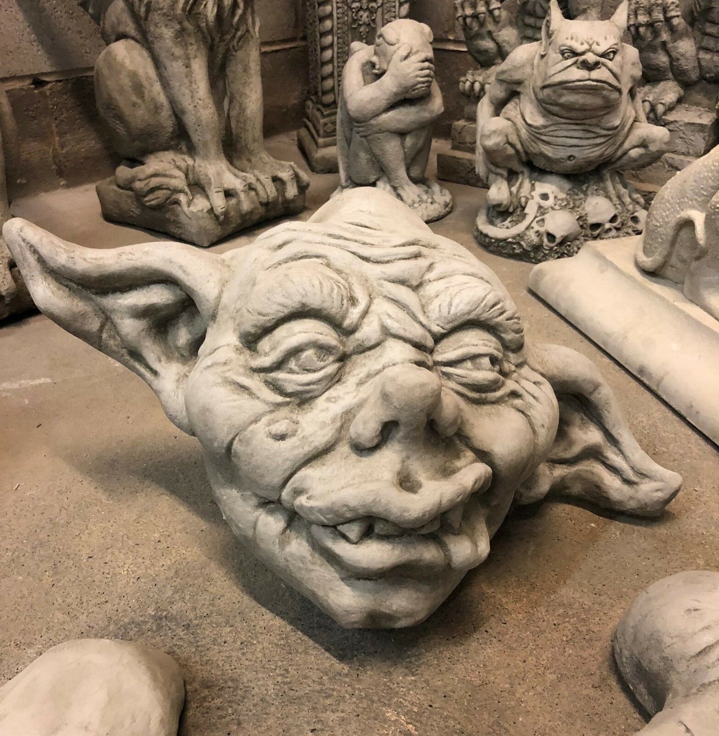 Stone Gargoyle Zombie Ornament