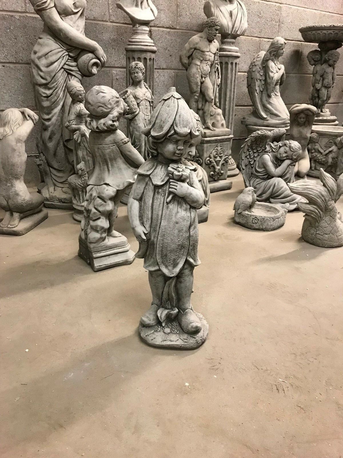 Stone Bluebell Girl Statue