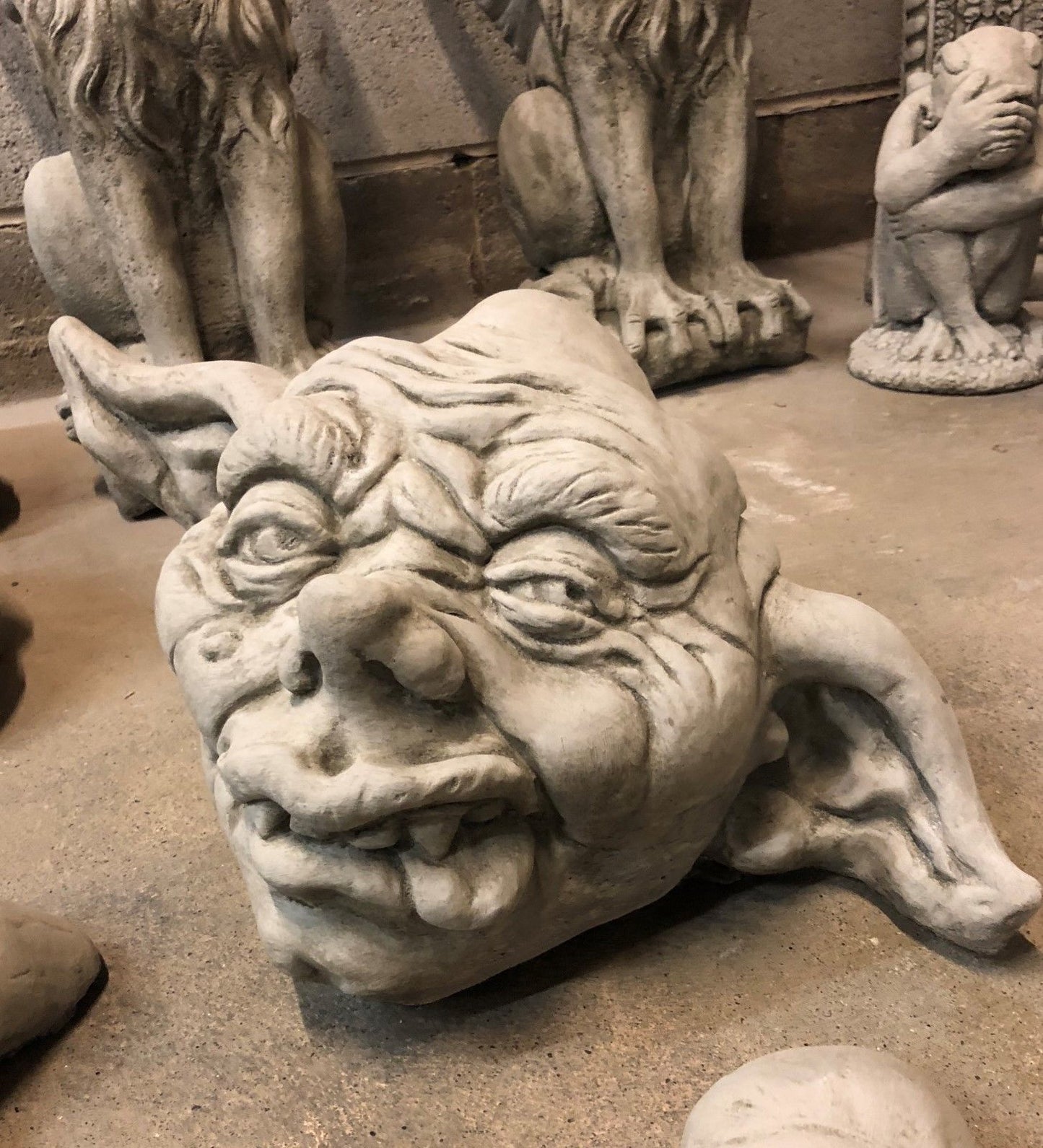 Stone Gargoyle Zombie Ornament