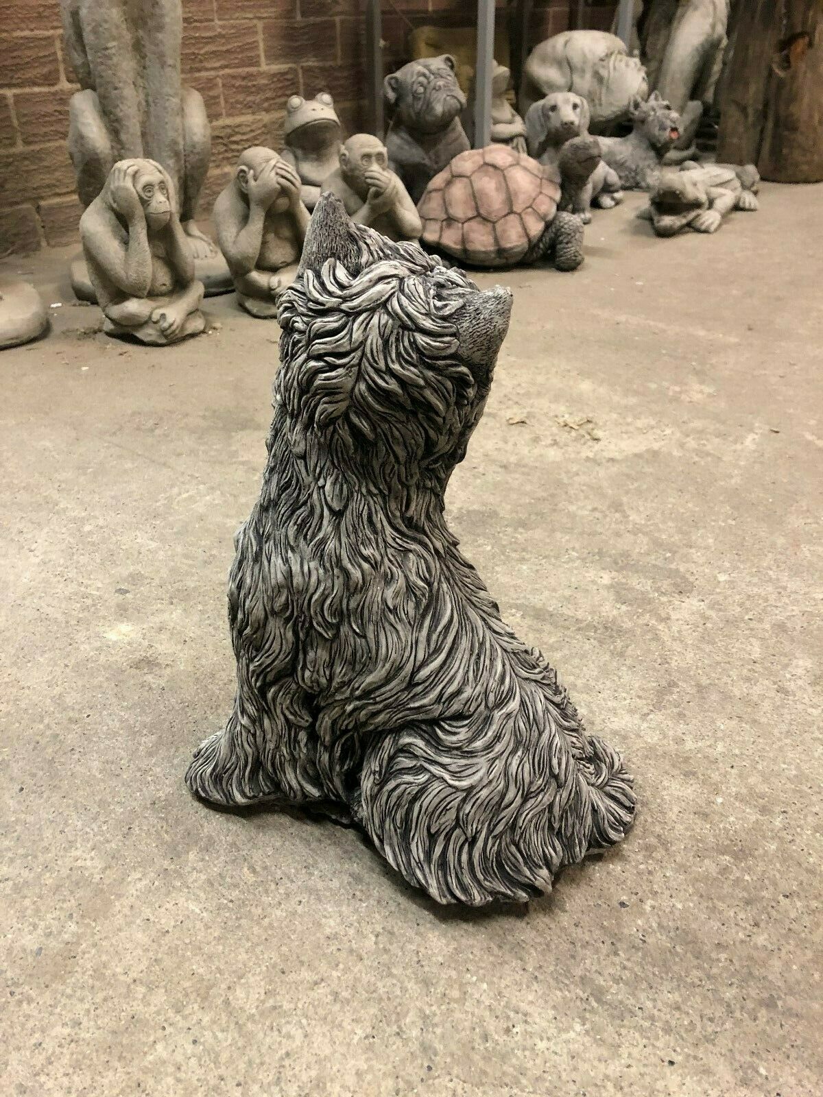 Stone Westie Dog Ornament