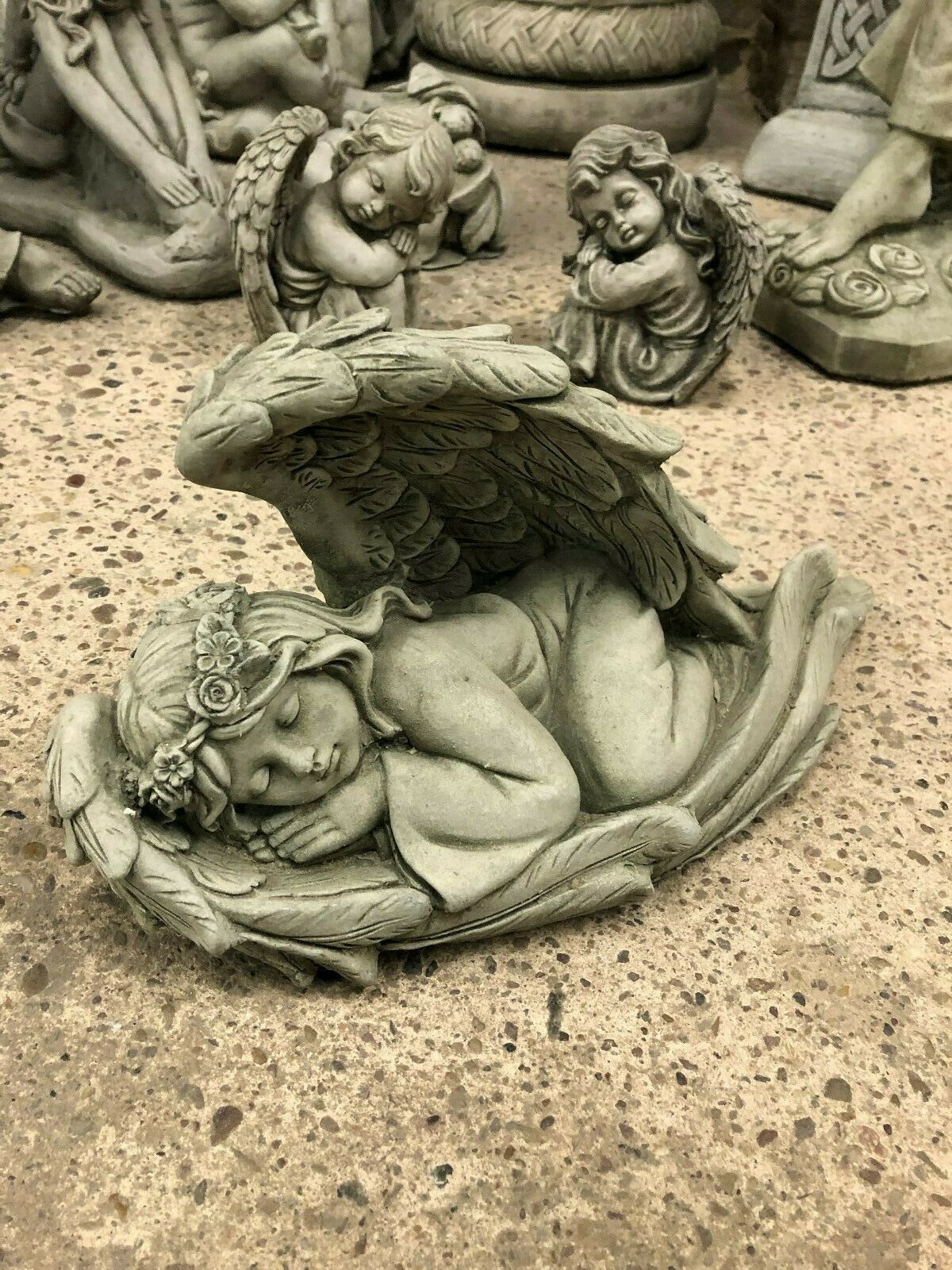 Sleeping Stone Tiara Angel Ornament