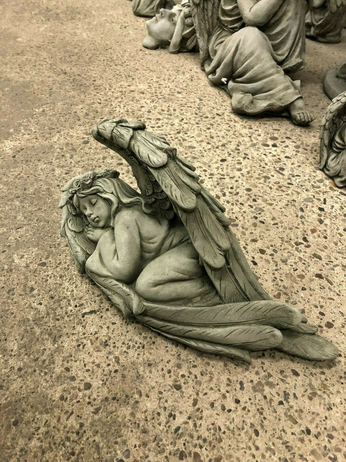 Sleeping Stone Tiara Angel Ornament