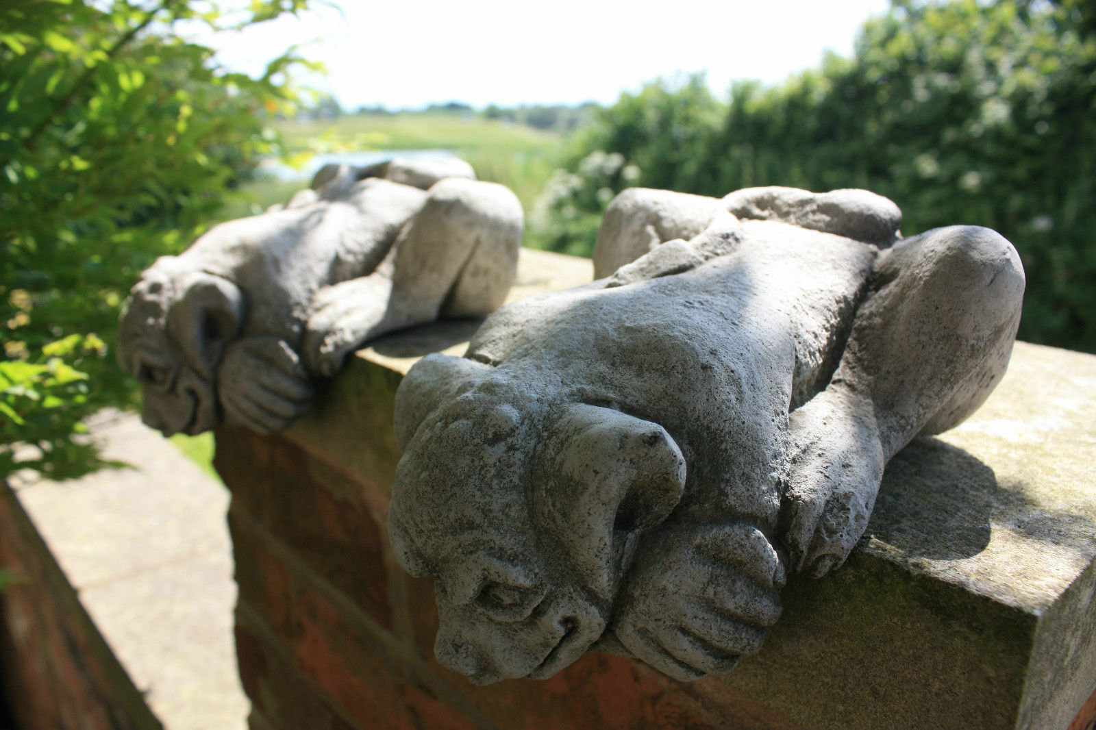 Stone Overlooking Gargoyle Ornament