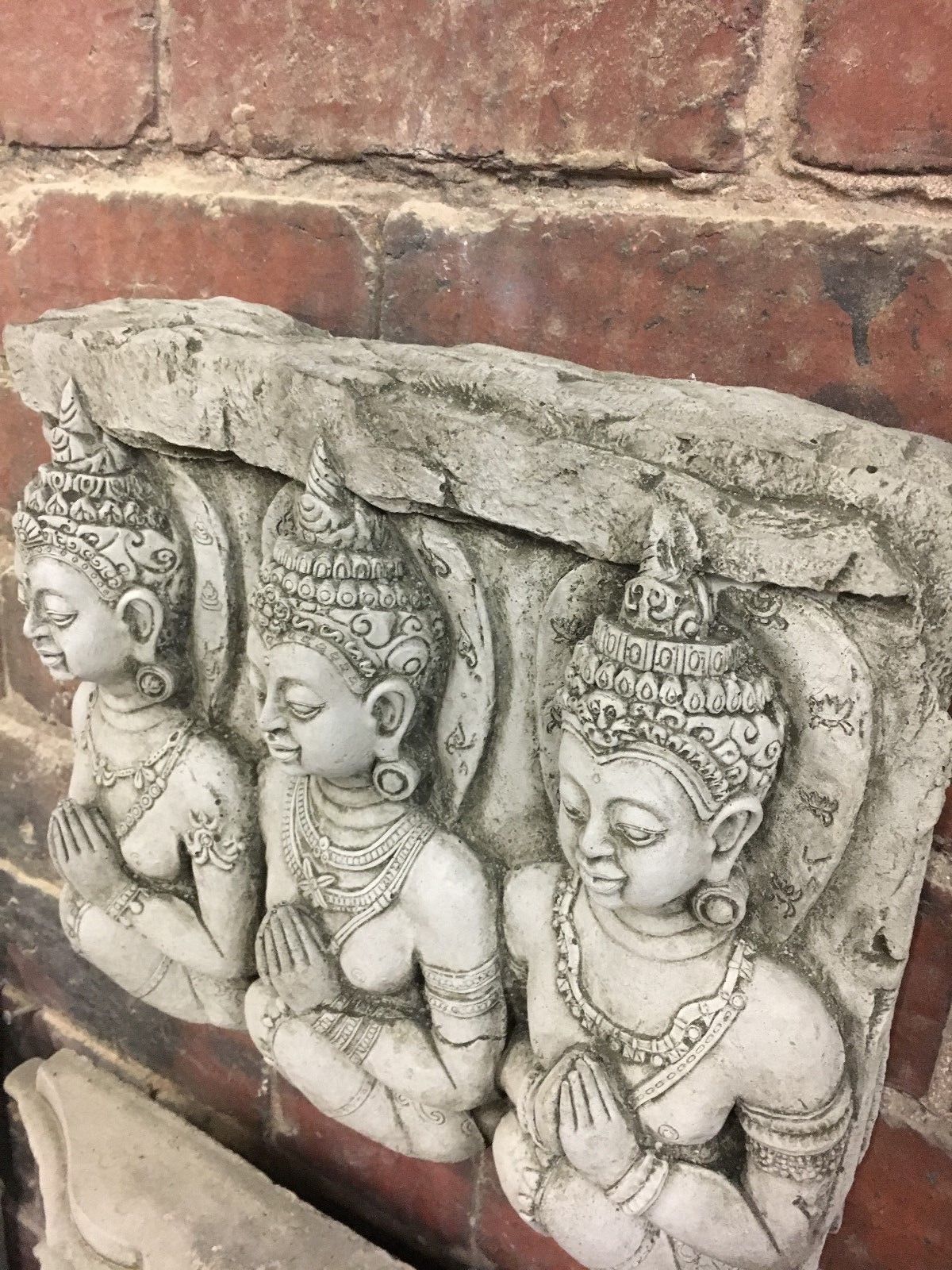 Stone Buddhas Wall Plaque