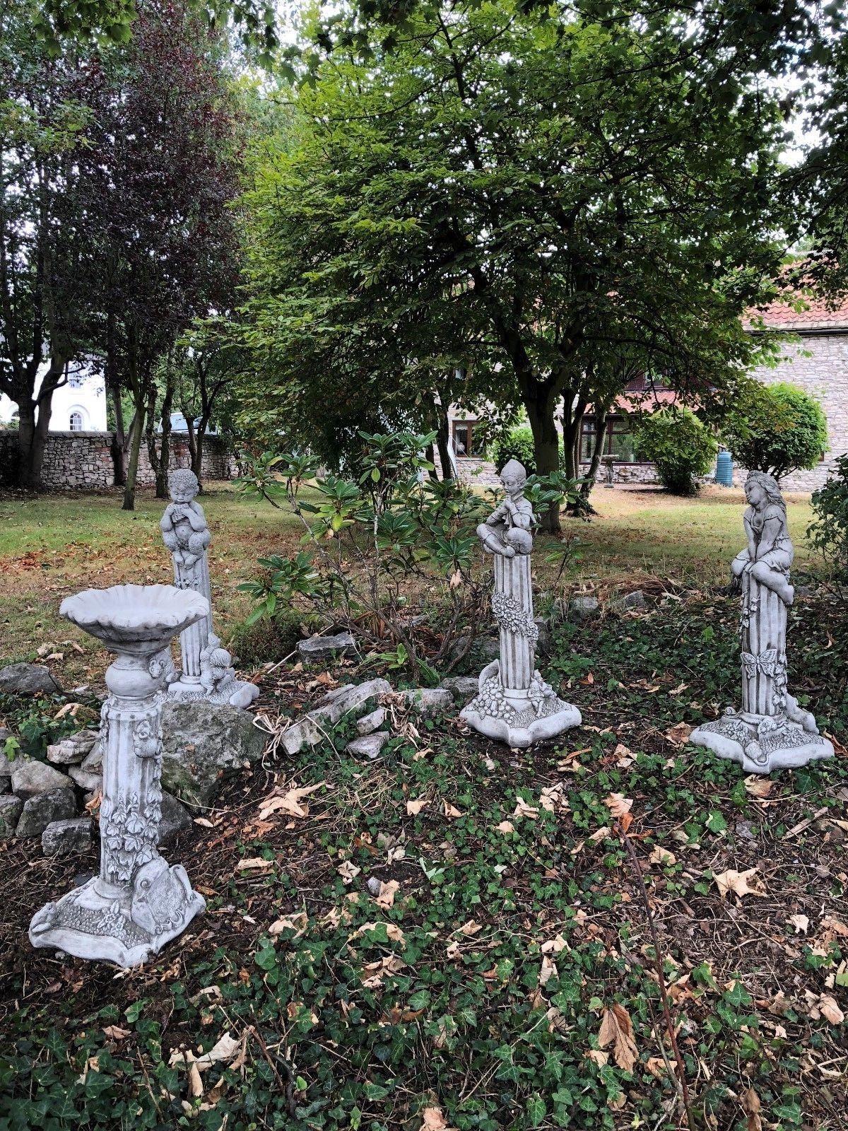 Stone Four Seasons Statues