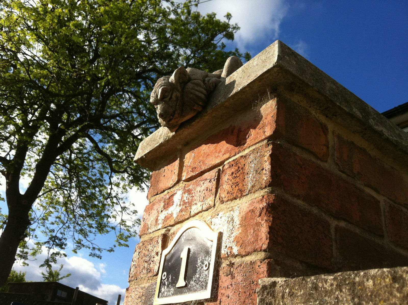 Stone Overlooking Gargoyle Ornament