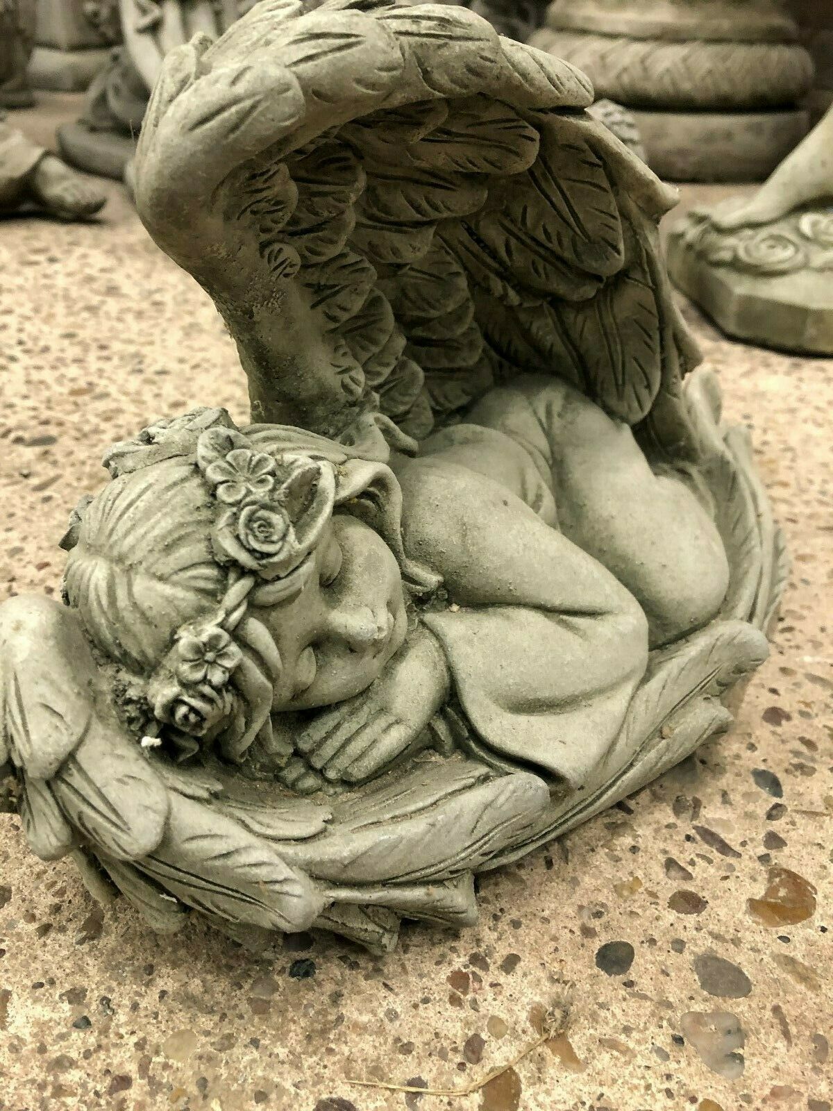 Sleeping Stone Tiara Angel Ornament